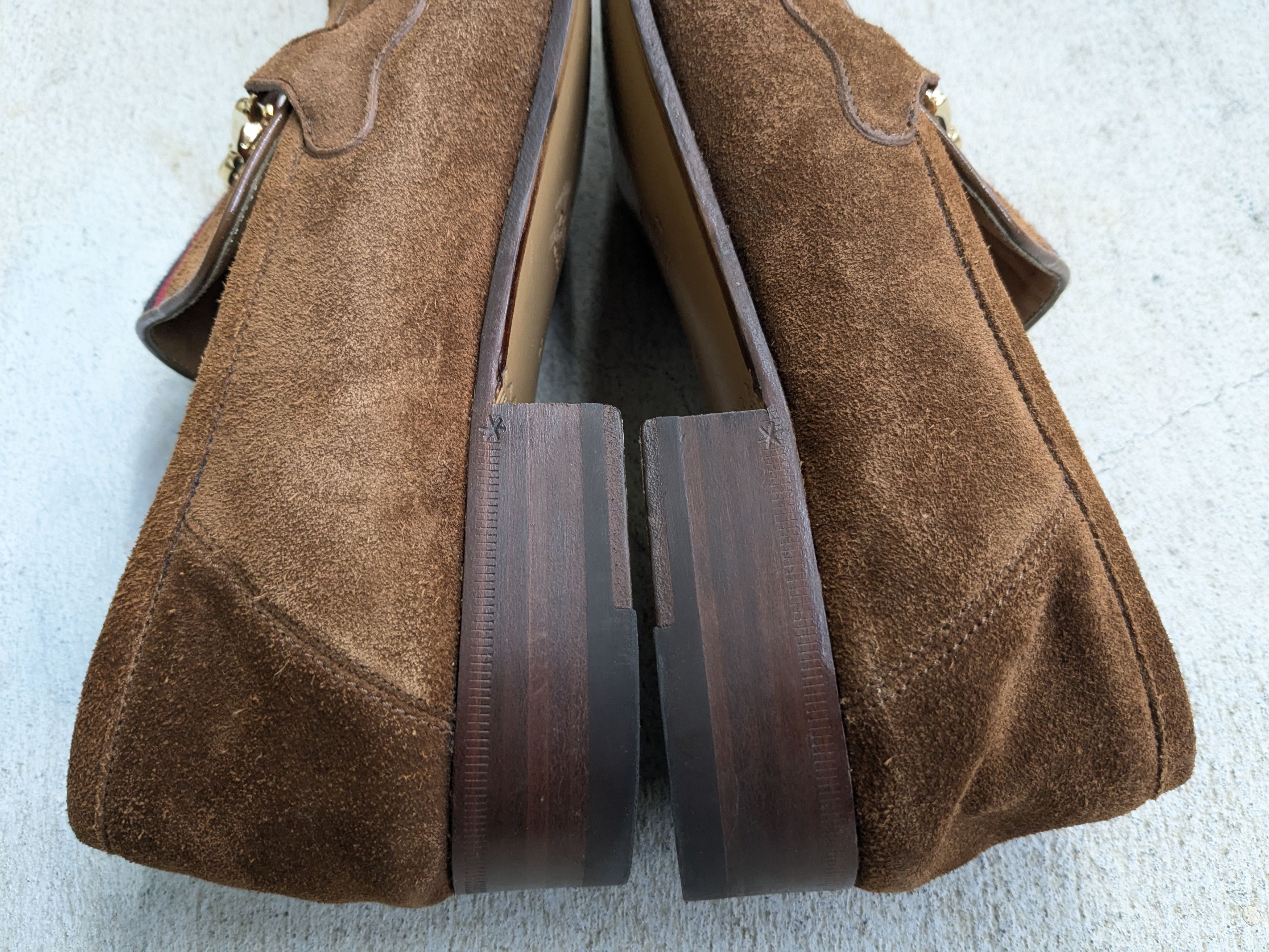 Gucci Gucci Interlocking G Loafers Brown Suede 9 Web Horsebit Size US 9 / EU 42 - 5 Thumbnail