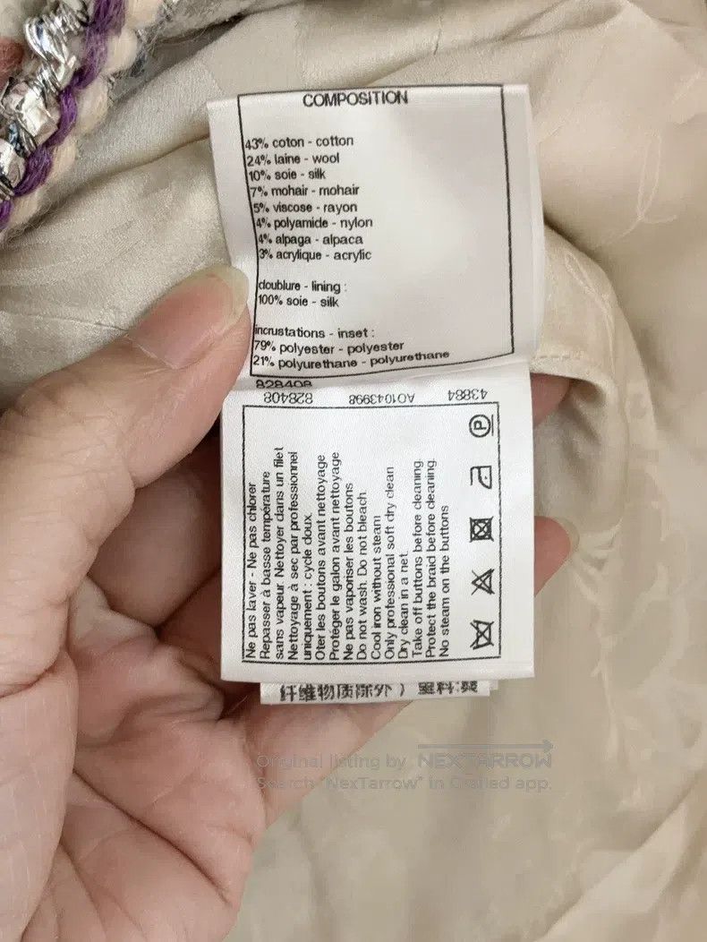 Chanel Chanel Ice cream-coloured marshmallow jacket Size S / US 4 / IT 40 - 6 Thumbnail