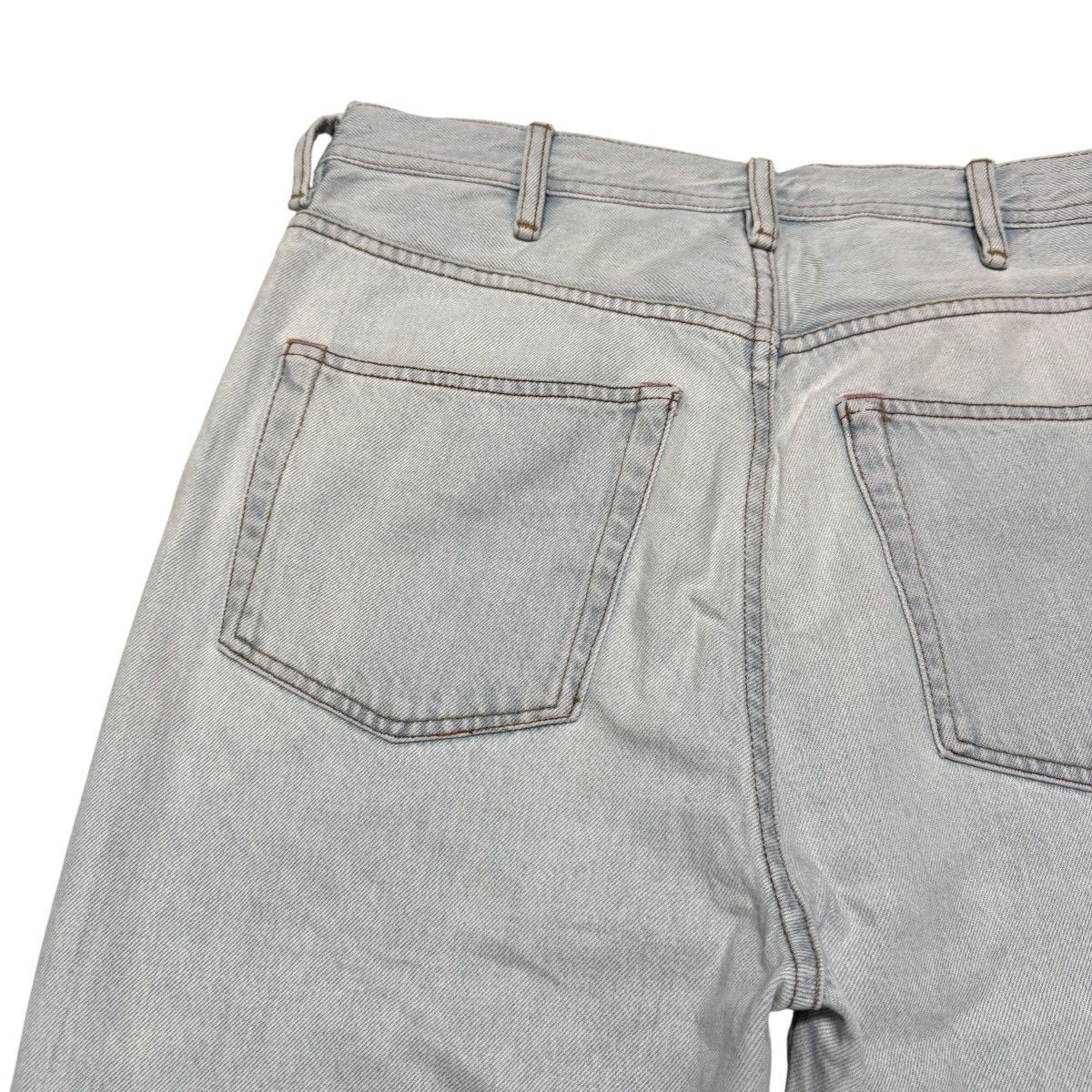 Acne Studios Acne Studios Log Lt Blue Denim Baggy Jeans Lightwash Size US 32 / EU 48 - 10 Thumbnail