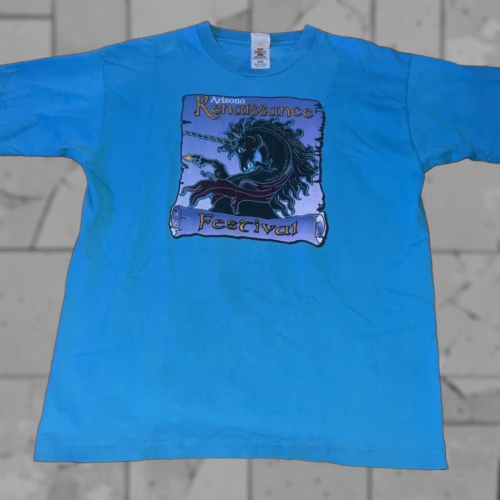 Vintage VINTAGE Arizona Renaissance Festival T-Shirt Men XL Blue Stitch Single Stitch Clothing Size US XL / EU 56 / 4 - 1 Thumbnail