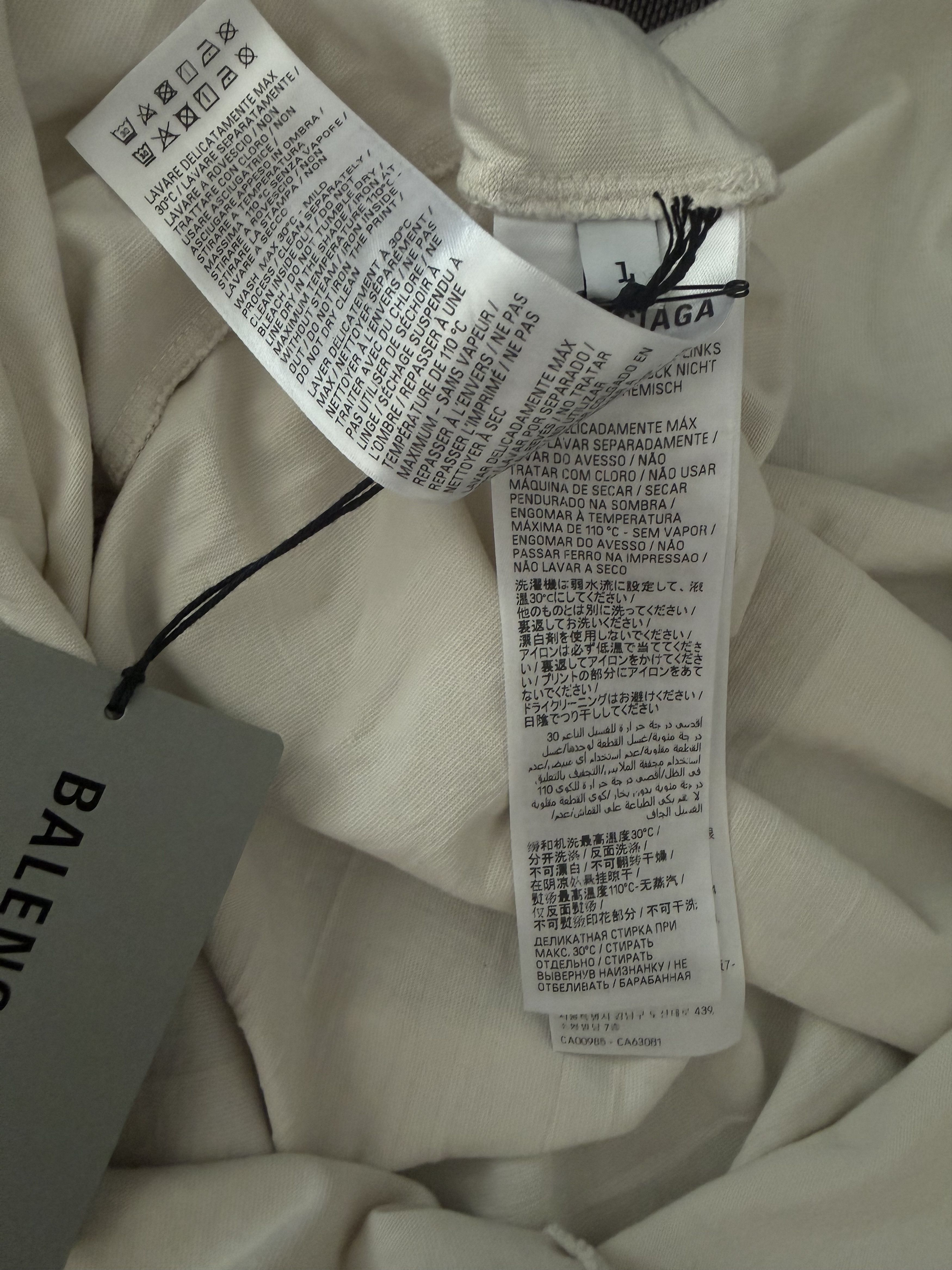 Balenciaga BALENCIAGA METAL LOGO SHIRT Size US L / EU 52-54 / 3 - 9 Thumbnail