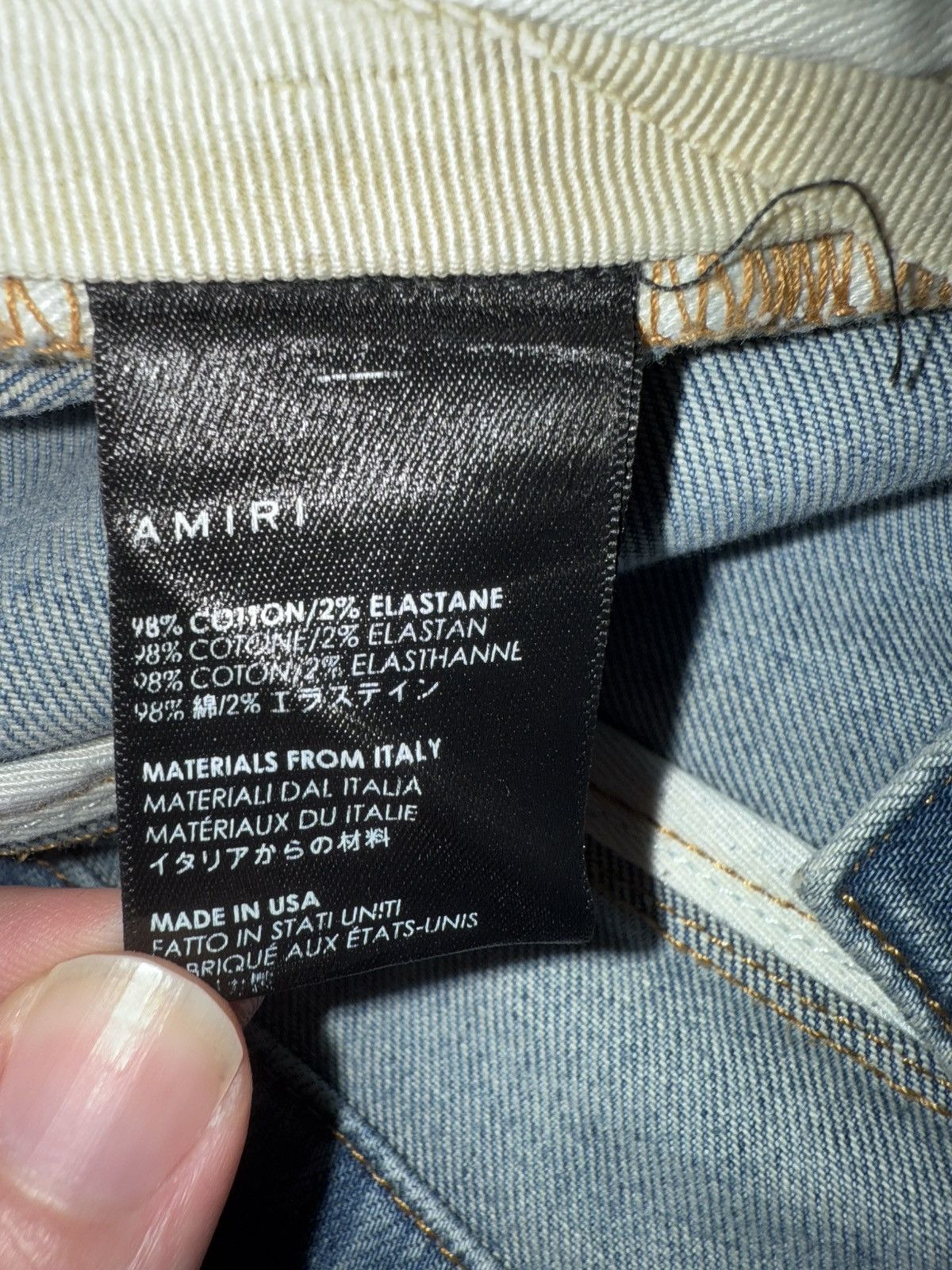 Amiri Amiri Jeans Distressed Size US 31 - 5 Thumbnail