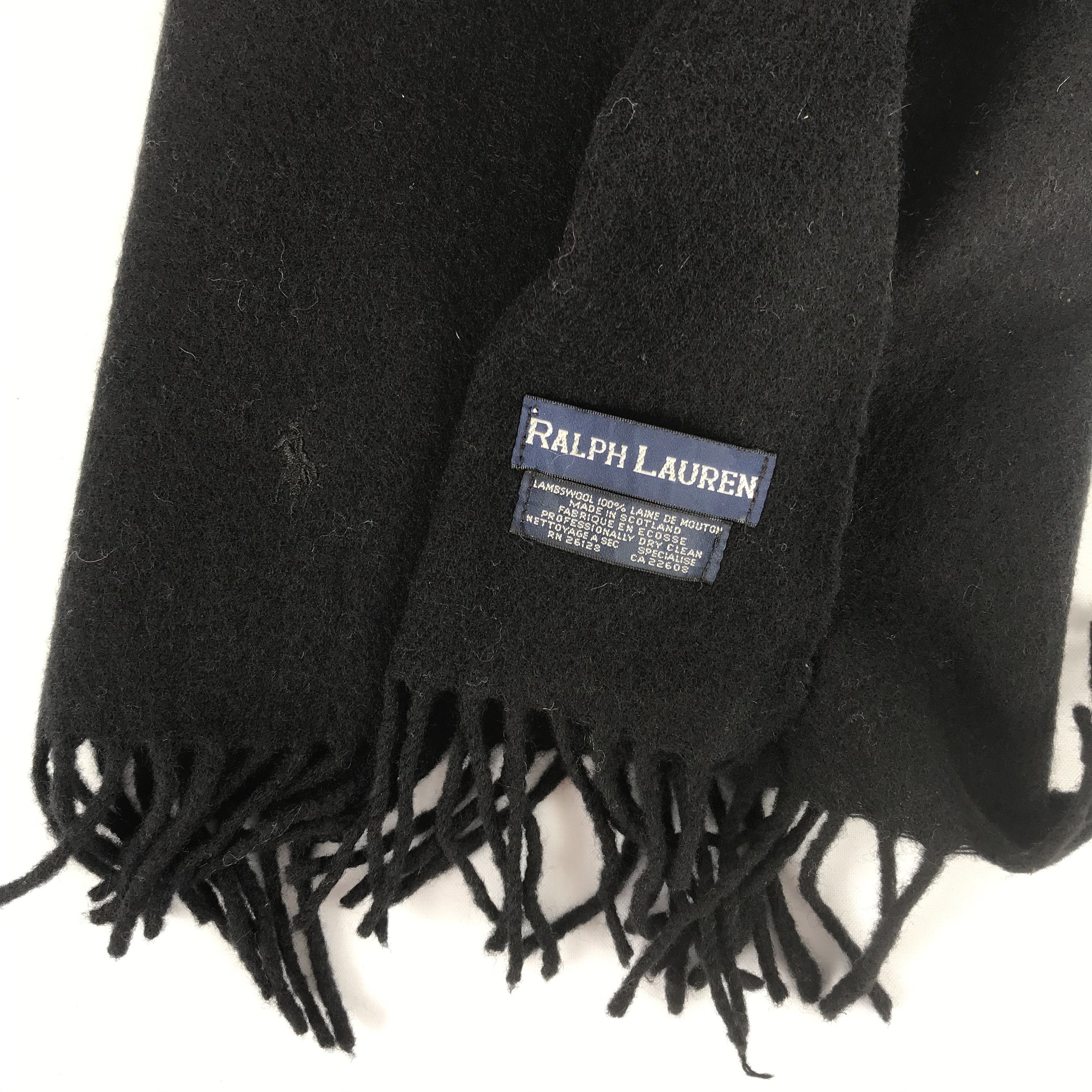 Ralph Lauren Vintage Ralph Lauren Scarf Muffler Wool Scarves Size ONE SIZE - 4 Thumbnail