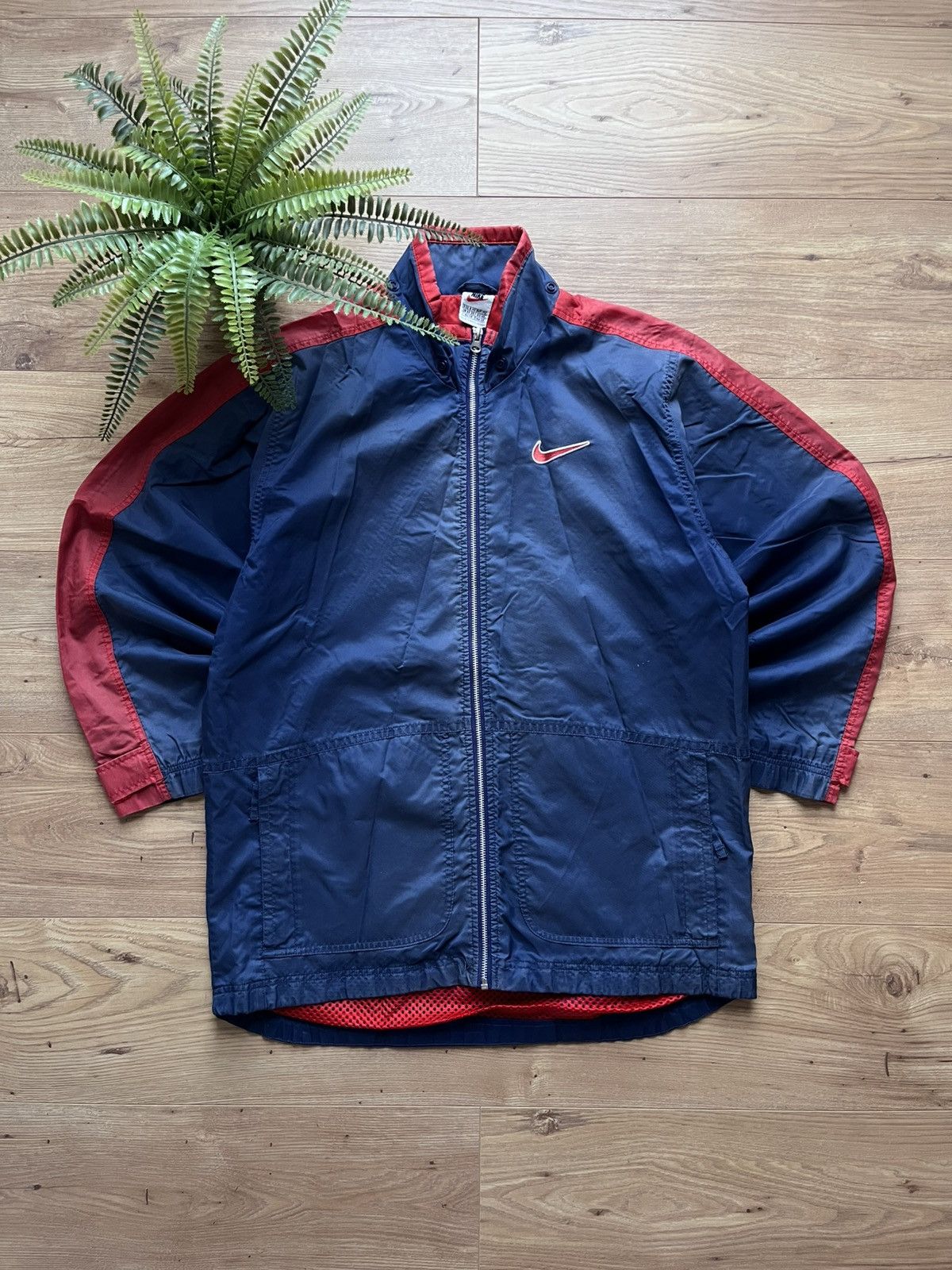Nike 90’s NIKE RETRO BIG SWOOSH LOGO OVERSIZED TRACK JACKET Y2K Size US S / EU 44-46 / 1 - 2 Thumbnail