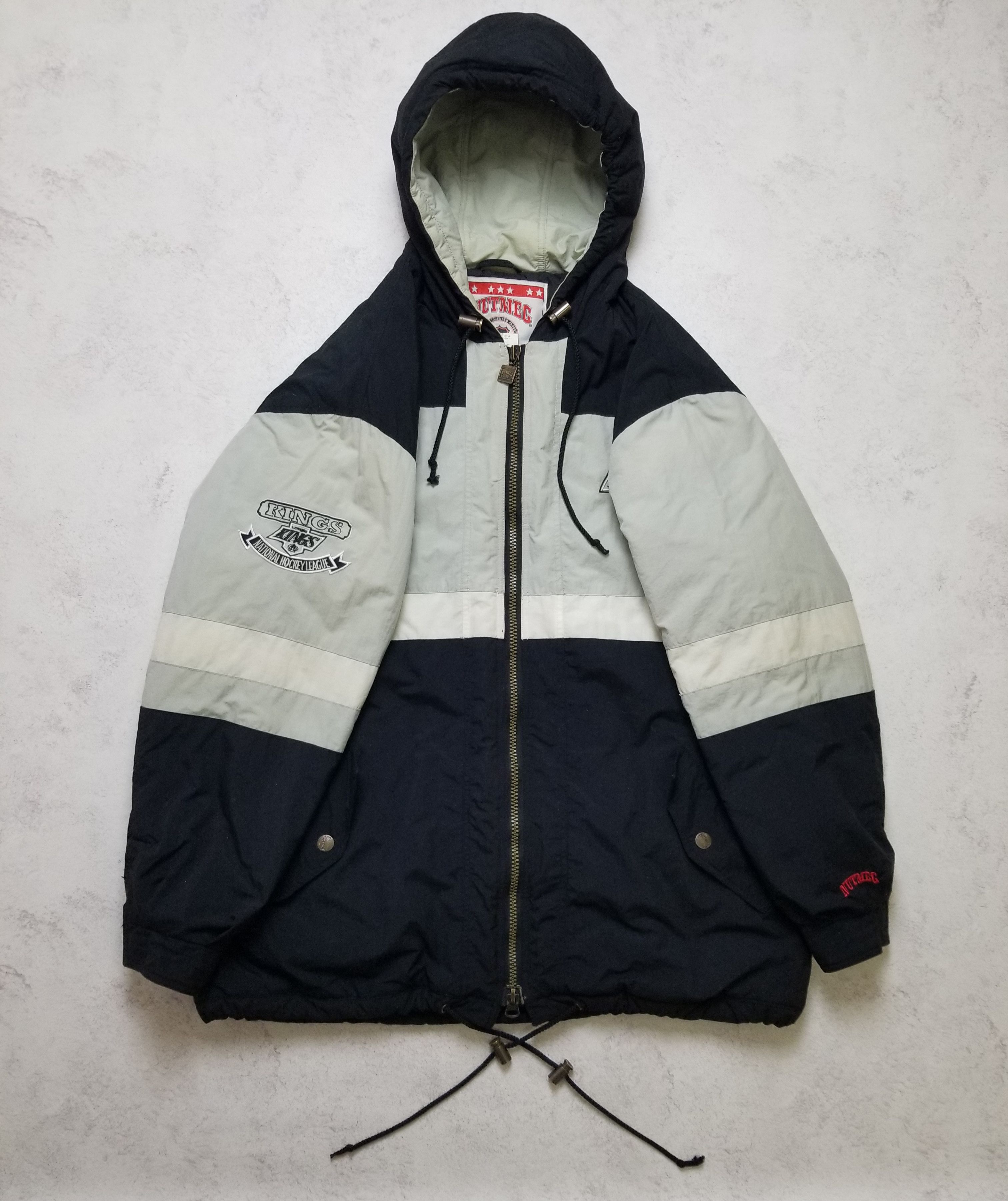Nutmeg Vintage Los Angeles Kings NHL Nutmeg Insulated Hockey Jacket Size US XL / EU 56 / 4 - 2 Thumbnail