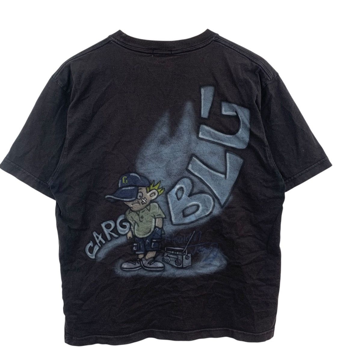 Vintage Vintage Y2K CARGO BLI Graffiti Streetwear Tee Shirt Top Size US M / EU 48-50 / 2 - 6 Thumbnail
