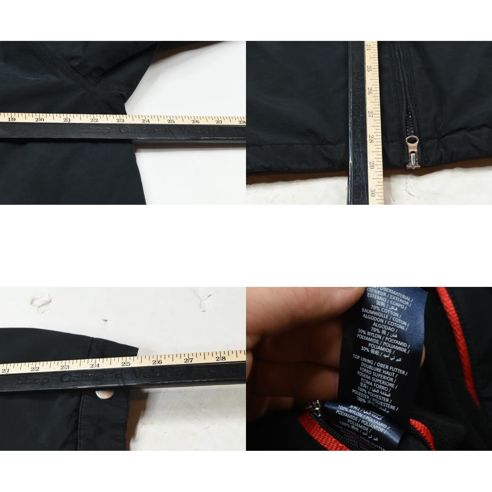 Gant GANT The Midlength Jacket Mens Large Black Long Sleeve Full-Zip Fleece Lined Size US L / EU 52-54 / 3 - 9 Thumbnail