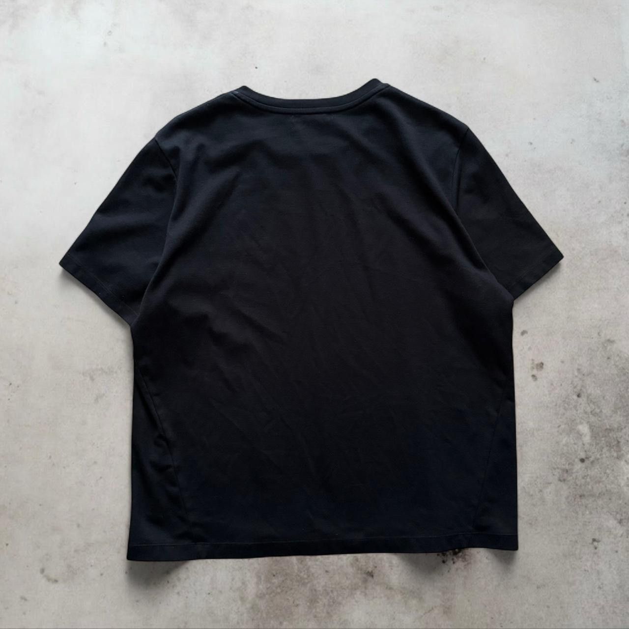 Vuja Dè Jake MicroFiber Twisted Seam Cotton Black Blank Tee