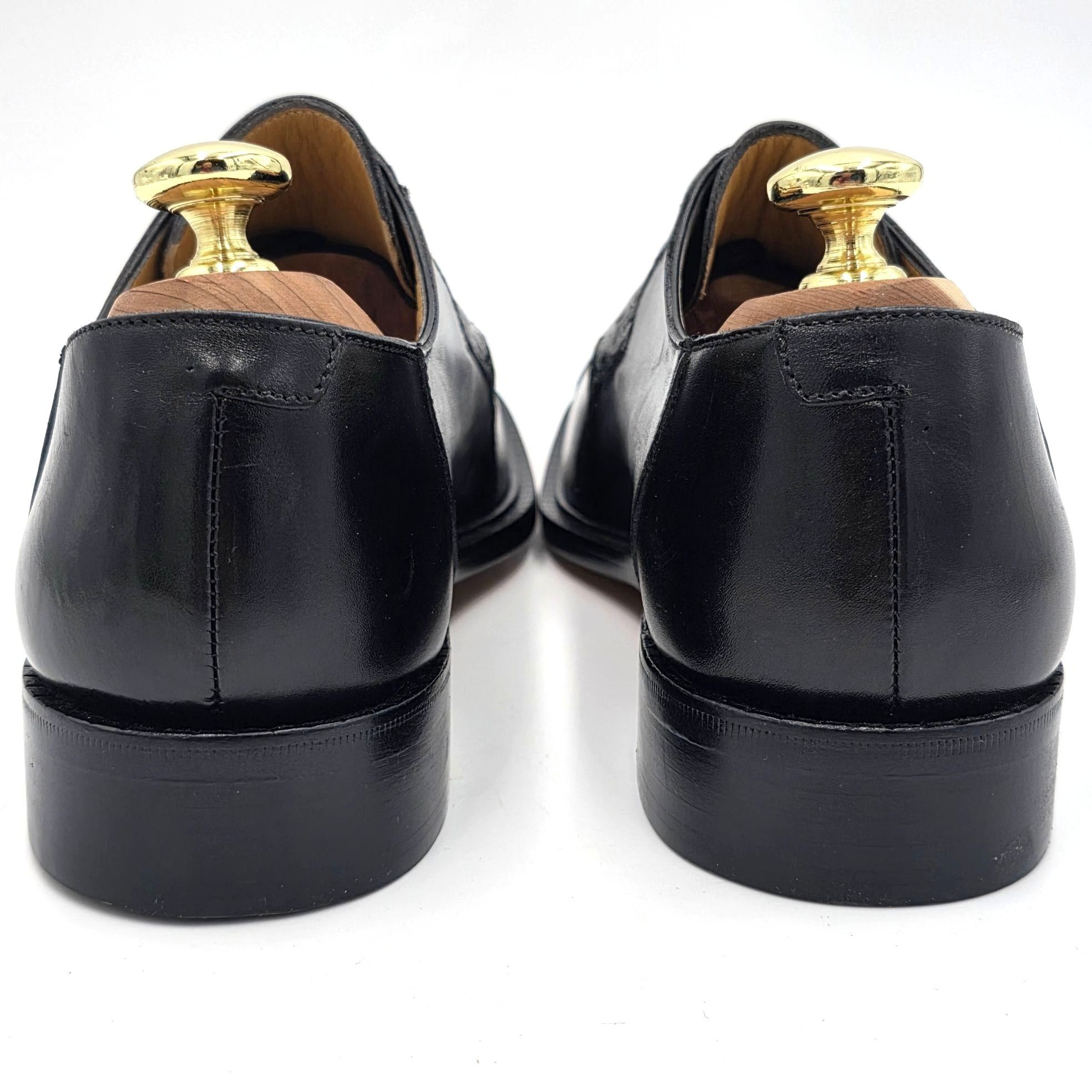 Belvedere NEW Vintage Belvedere Black Exotic Crocodile Italy Dress Sho Size US 7.5 / EU 40-41 - 9 Thumbnail
