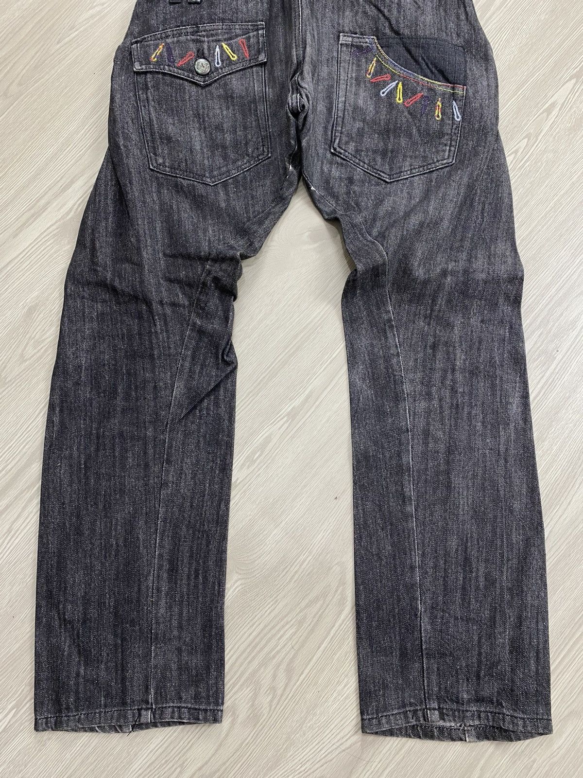 Number (N)ine 🇯🇵2000s Breathmint Double Waist Punk Multipocket Y2K Jeans Size US 29 - 14 Thumbnail