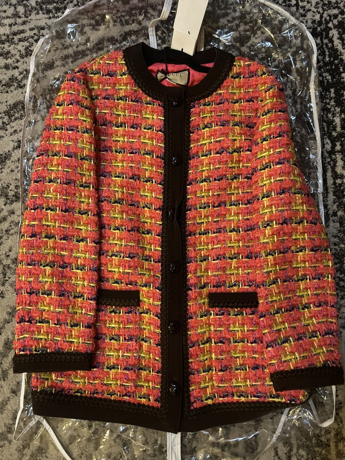 Gucci Gucci Wool Lame Tweed Jacket size 40 Size S / US 4 / IT 40 - 5 Thumbnail