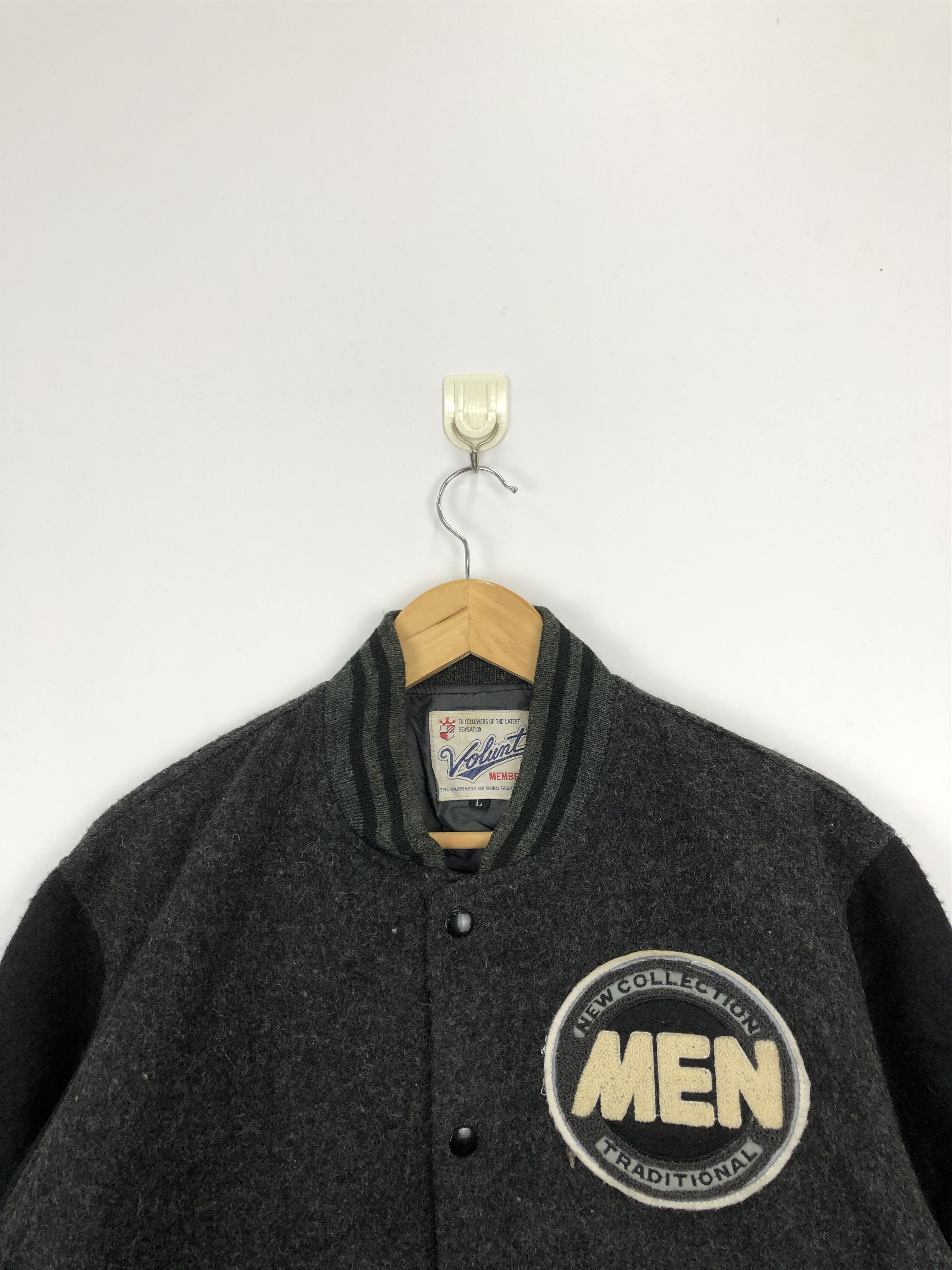 Japanese Brand Vintage 90s Japanese Volunt Traditional Varsity Jacket V0373 Size US L / EU 52-54 / 3 - 2 Thumbnail