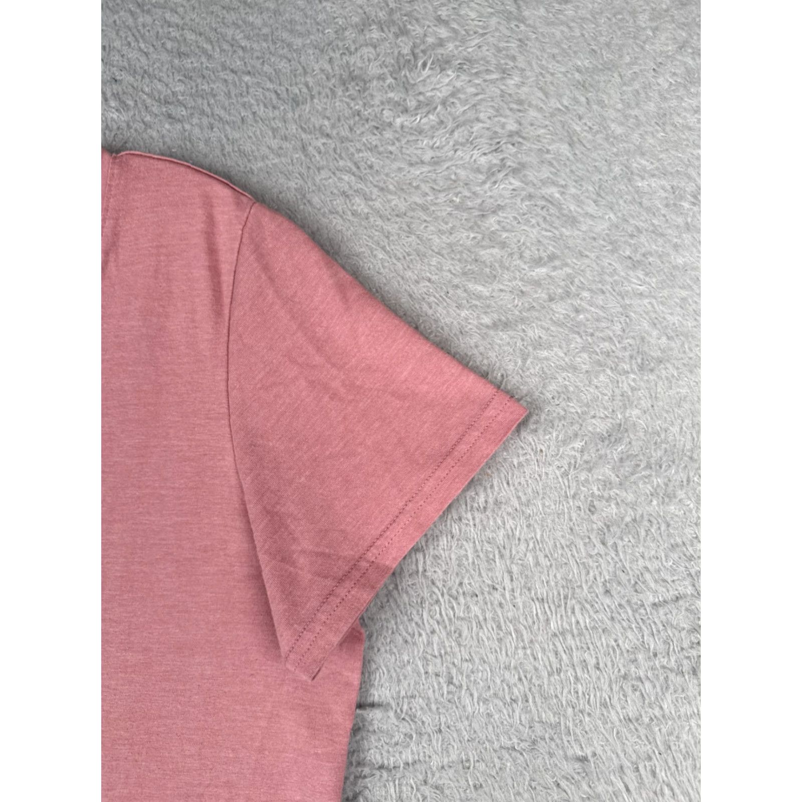 The North Face The North Face Shirt Women M Pink V-Neck Short Sleeve Relaxed Fit Tri-Blend Size M / US 6-8 / IT 42-44 - 2 Thumbnail