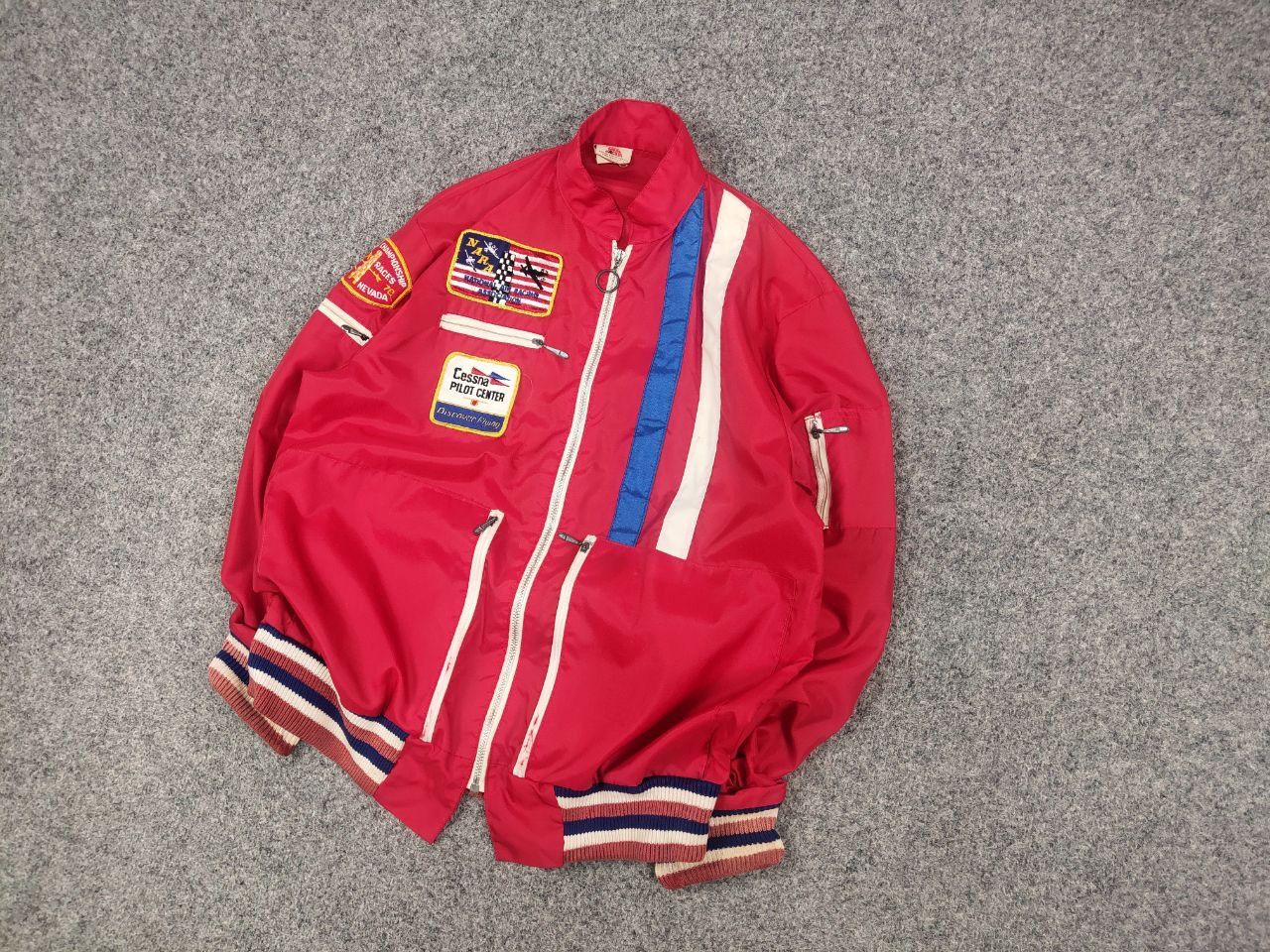 Vintage Vintage 70's National Air Force Cessna Pilot Center Jacket Size US S / EU 44-46 / 1 - 3 Thumbnail