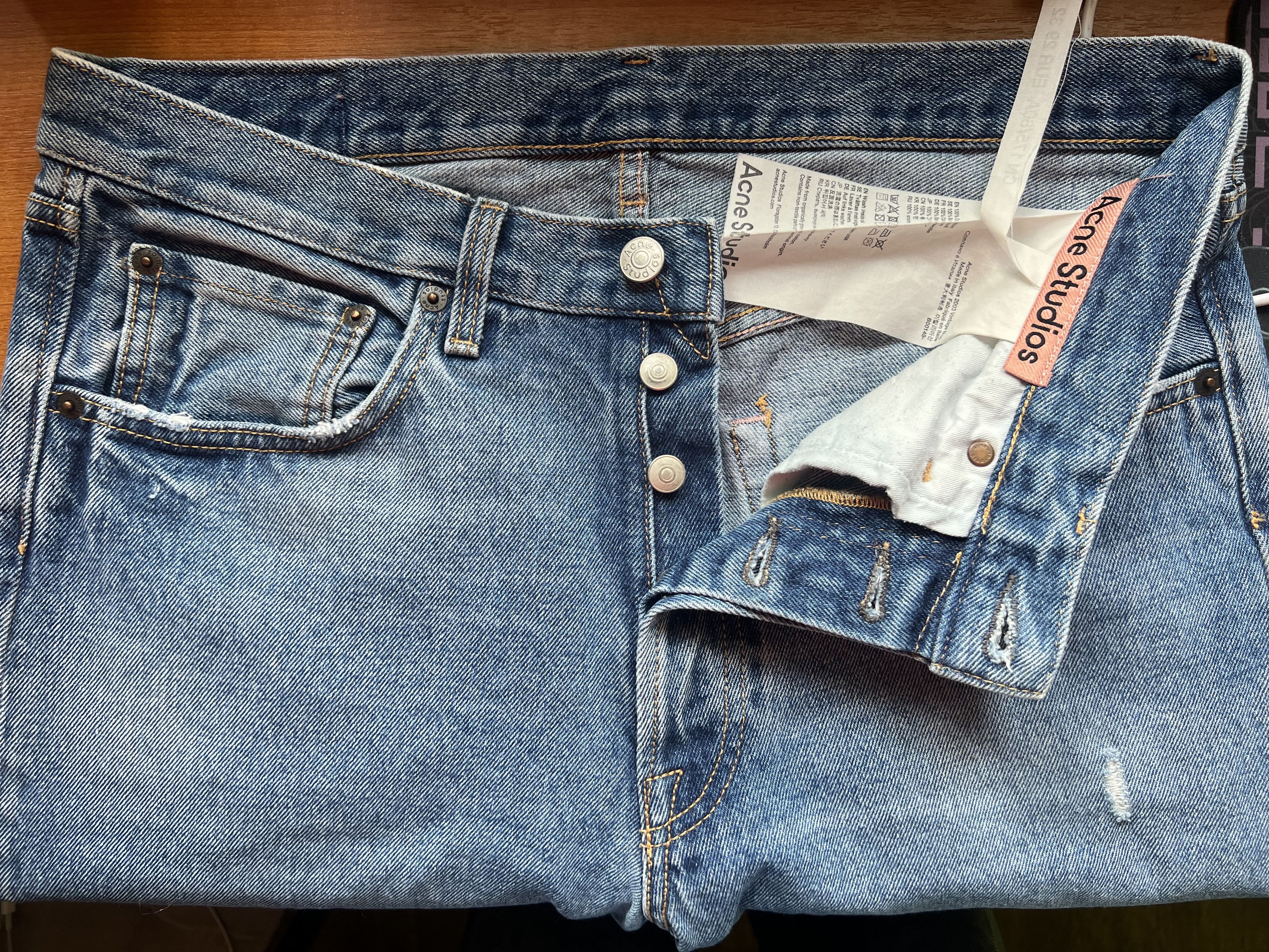 Acne Studios Acne Studios 2003 Vintage Blue Jeans Size US 26 / EU 42 - 1 Thumbnail