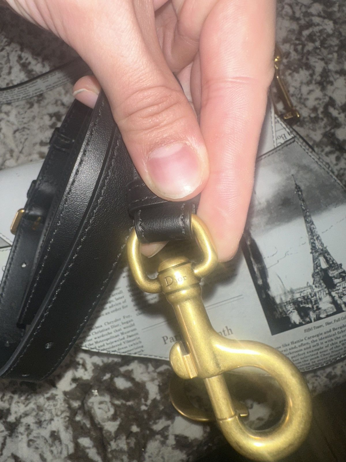 Dior Dior Newspaper Saddle Bag Rare Size ONE SIZE - 12 Thumbnail