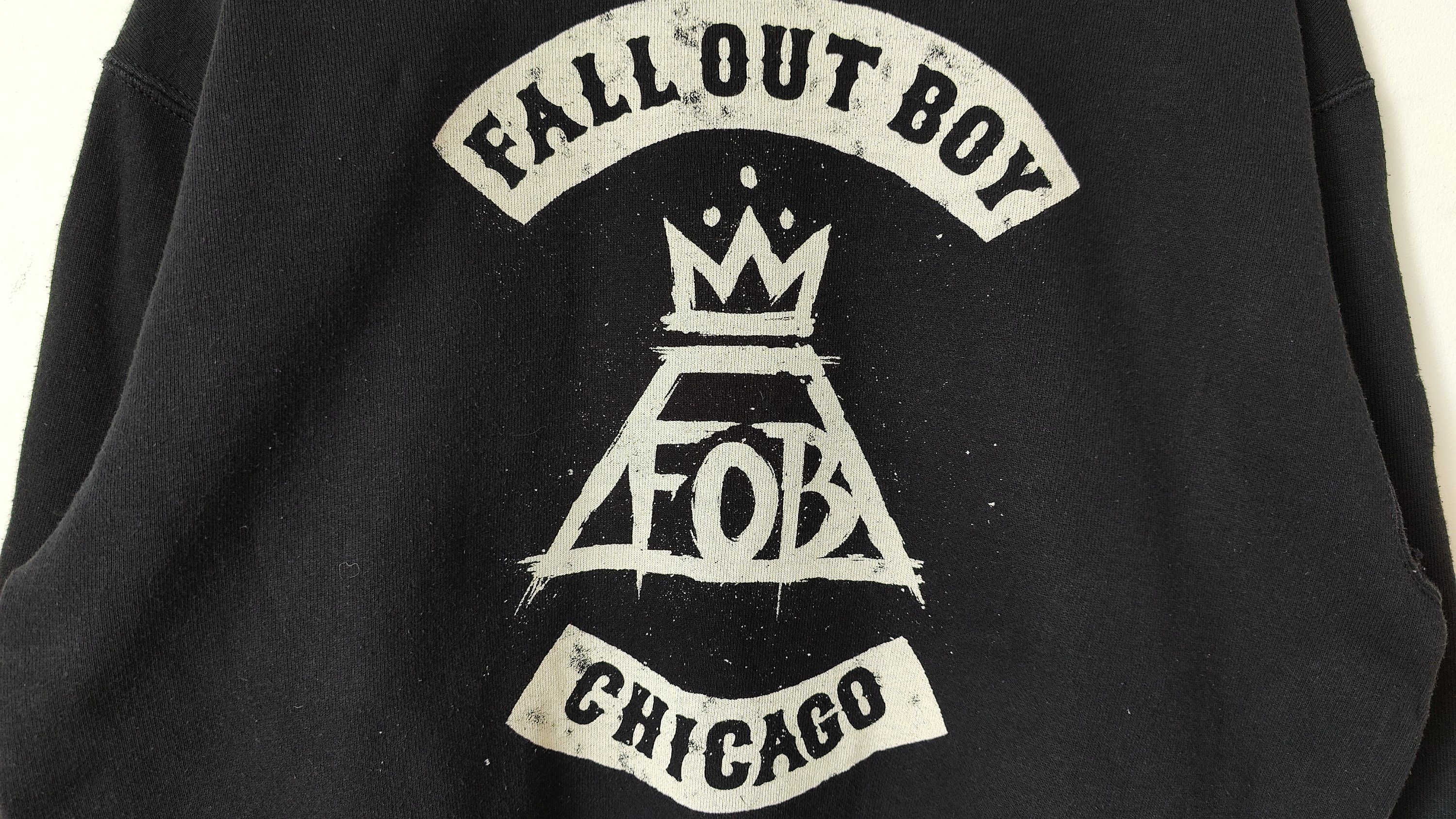 Band Tees × Vintage Fall Out Boy Chicago VTG Vintage Official Sweatshirt Size US M / EU 48-50 / 2 - 2 Thumbnail