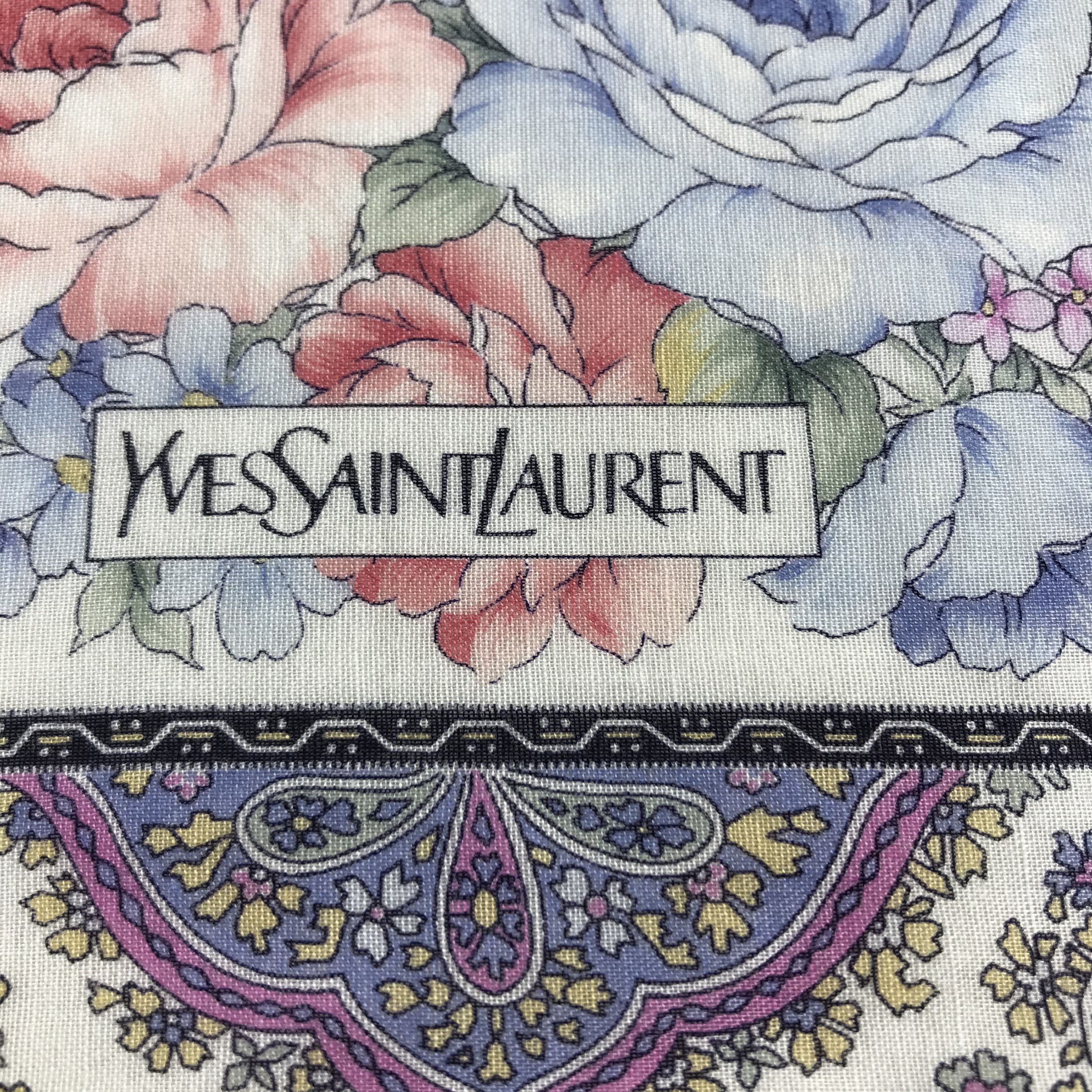 Yves Saint Laurent Yves Saint Laurent Handkerchief Neckerchief Bandana H41 Size ONE SIZE - 4 Thumbnail