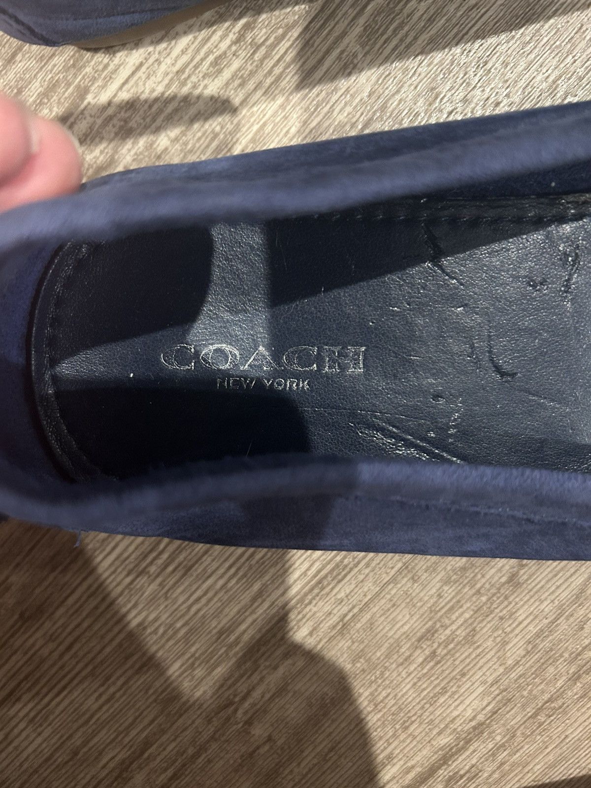 Coach Coach Navy Blue Loafers Size US 8.5 / IT 38.5 - 5 Thumbnail