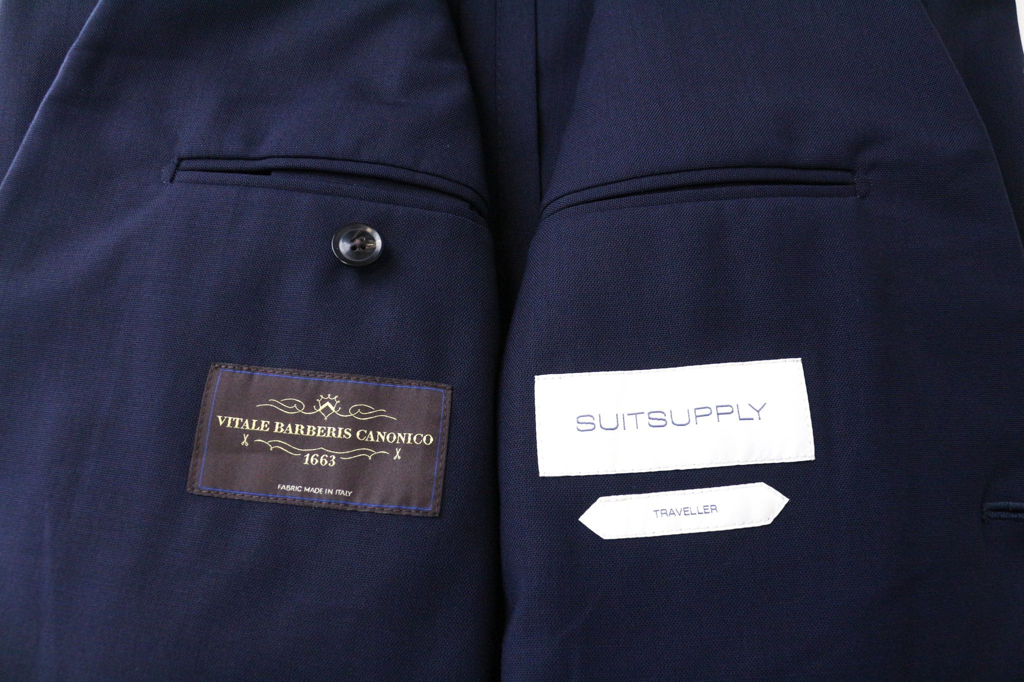 Suitsupply HAVANA TRAVELLER UK36S Wool Blue Unlined 2 Piece 77734 Size 36S - 8 Thumbnail