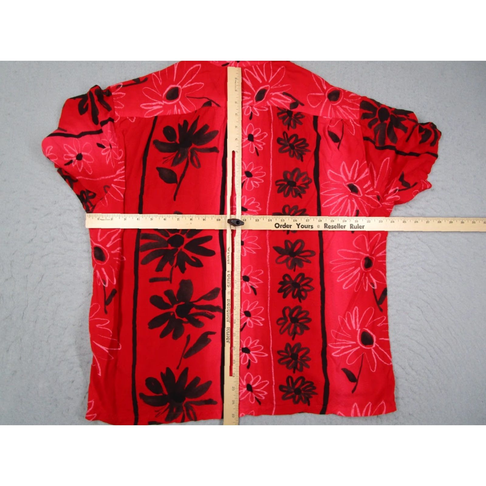 Jams World VINTAGE Jams World Shirt Mens L Red Jolie Floral Rayon Hawaiian Aloha Tiki USA Size US L / EU 52-54 / 3 - 6 Thumbnail