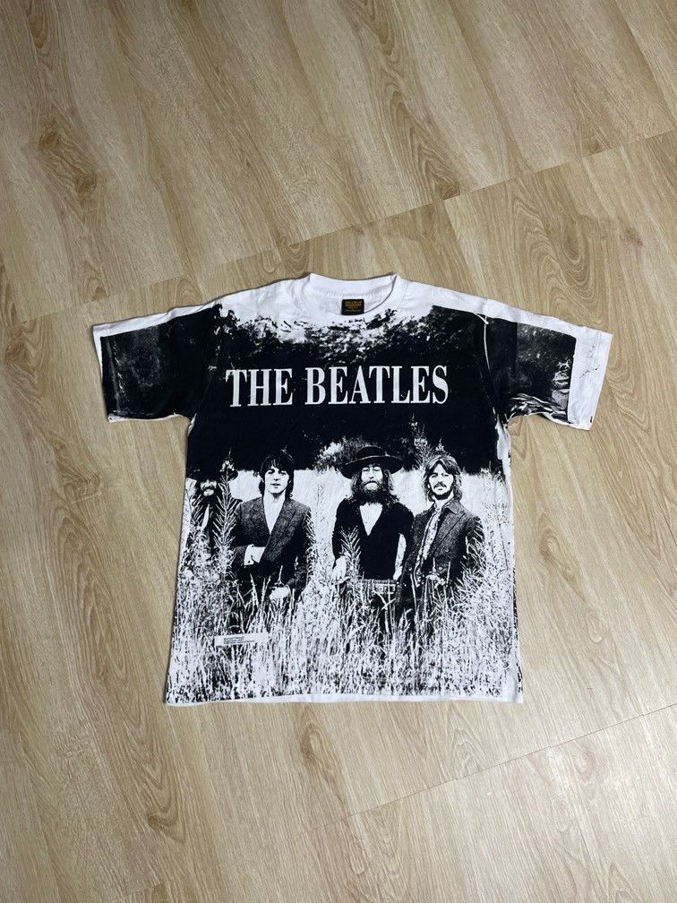 Vintage Vintage THE BEATLES over print 1993 Size US L / EU 52-54 / 3 - 1 Thumbnail