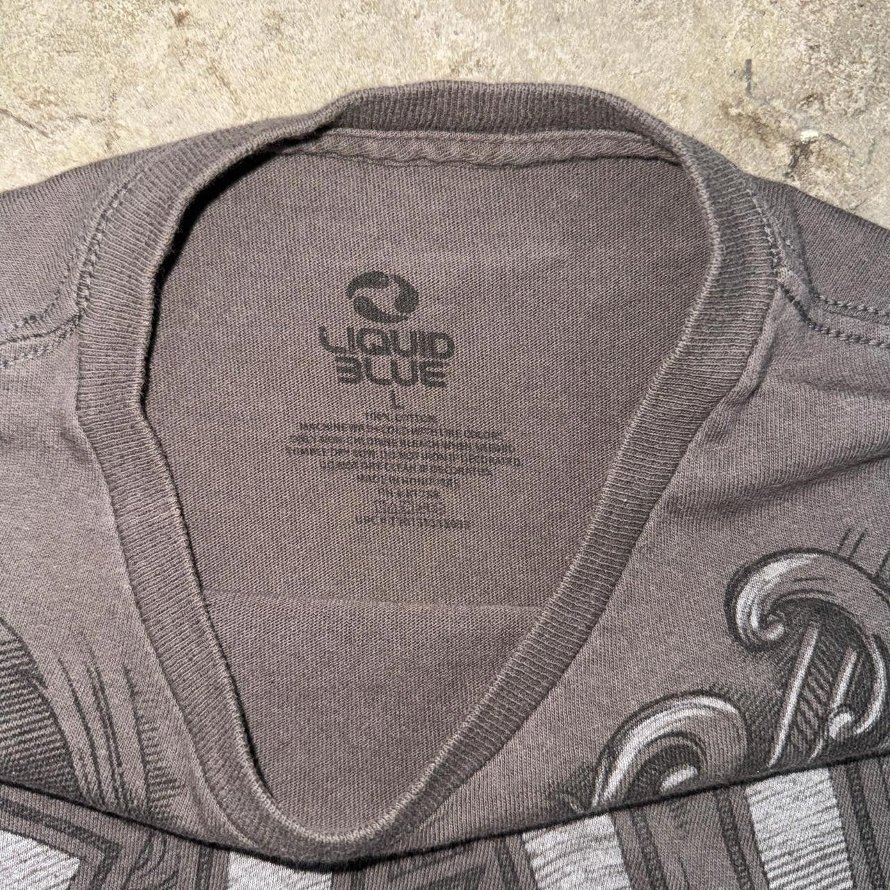 Liquid Blue Liquid blue Men's Silver and Grey Tshirt Size US M / EU 48-50 / 2 - 2 Thumbnail
