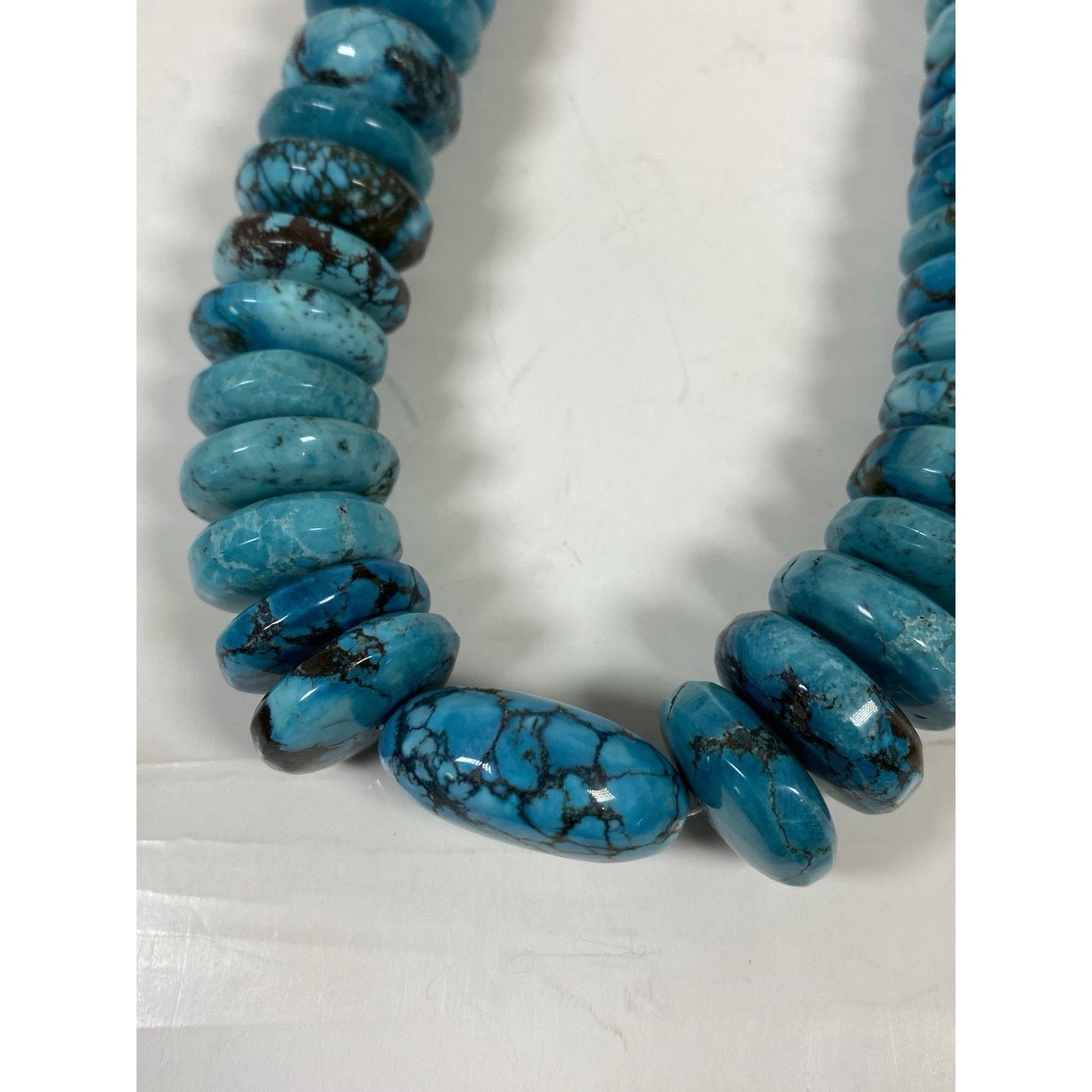 Other Turquoise Chunky Nugget Necklace w/ Marbled Matrix Size ONE SIZE - 3 Thumbnail