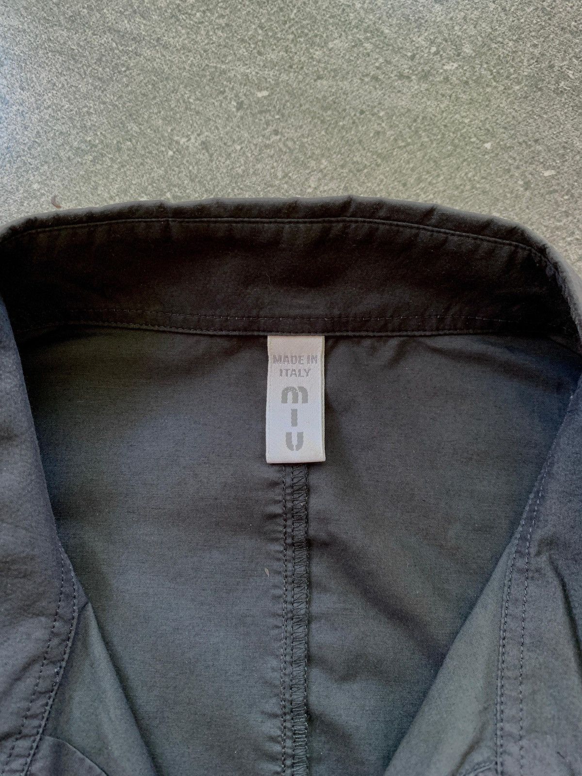 Miu Miu FREE TAX! 2000s Rubber Band Cuffed Shirt Size US M / EU 48-50 / 2 - 5 Thumbnail
