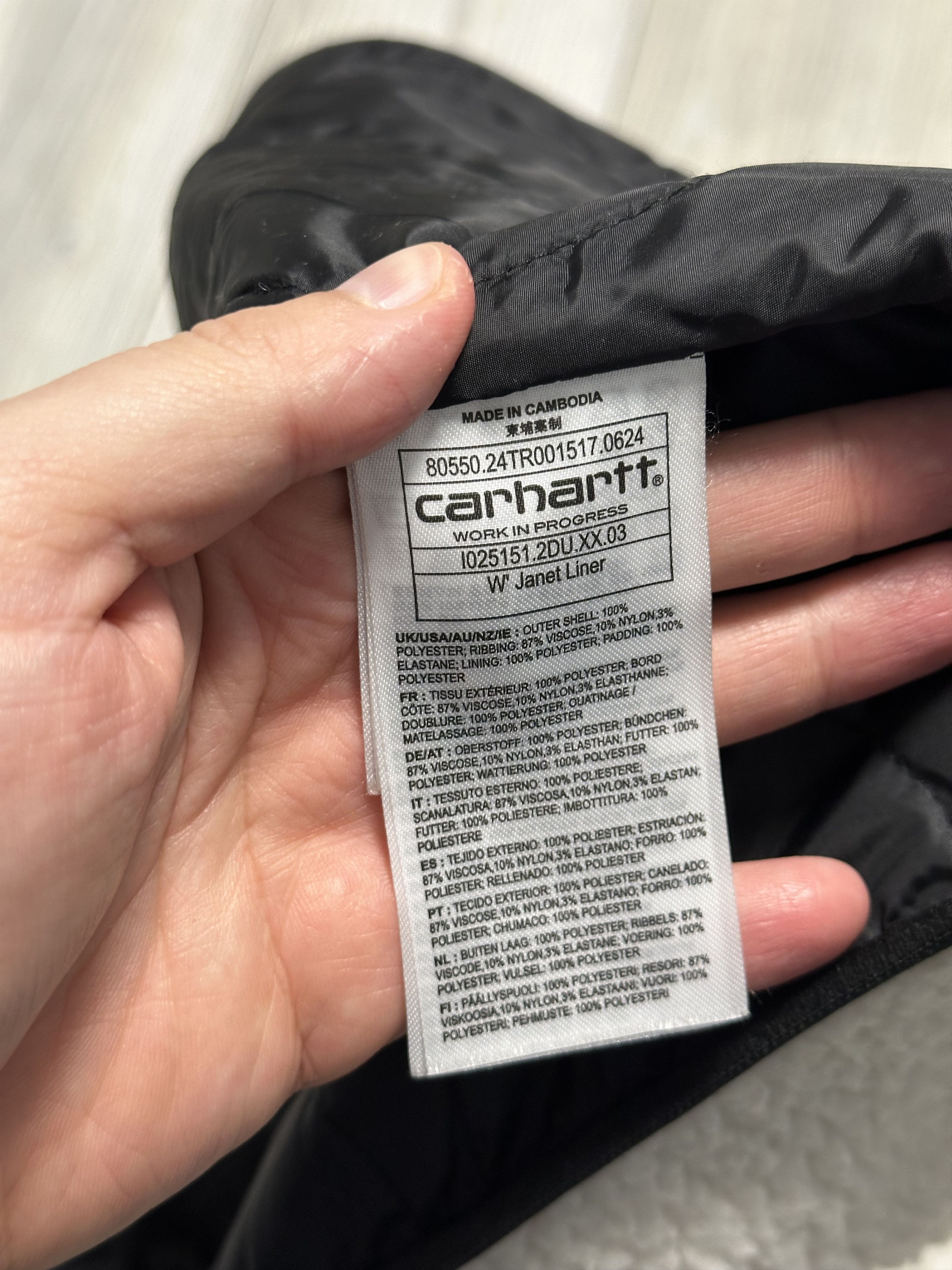 Carhartt Wip Women's CARHARTT WIP JANET FLEECE LINER (Pre Owned) Size XS Size XS / US 0-2 / IT 36-38 - 5 Thumbnail