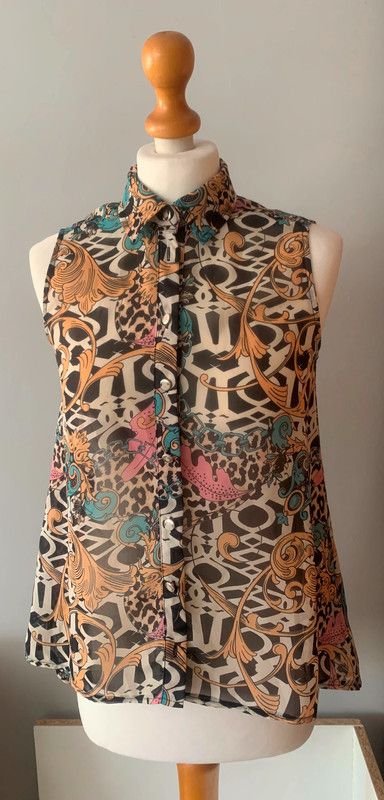 Other Avant Garde Alternative Vintage Y2K Dress with Tree Print Size M / US 6-8 / IT 42-44 - 5 Thumbnail
