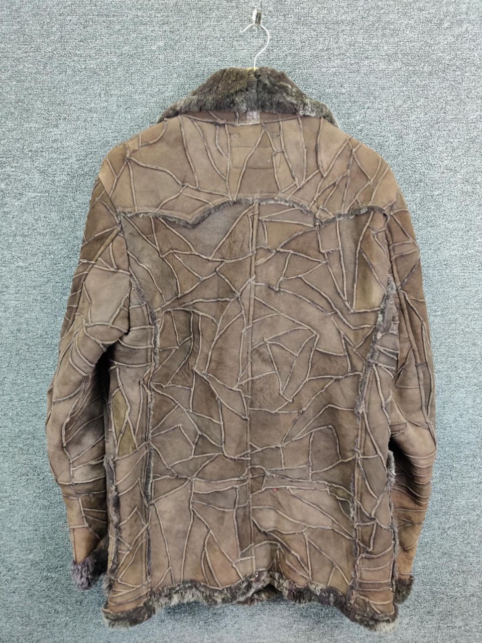 Avirex Vintage 90s Avirex Patchwork Sheepskin Leather Jacket Size US L / EU 52-54 / 3 - 6 Thumbnail