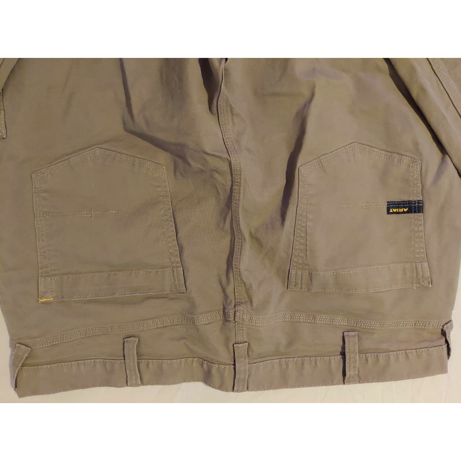 Ariat Ariat Jeans Mens 42x36 Beige Relaxed Straight Size US 42 / EU 58 - 2 Thumbnail