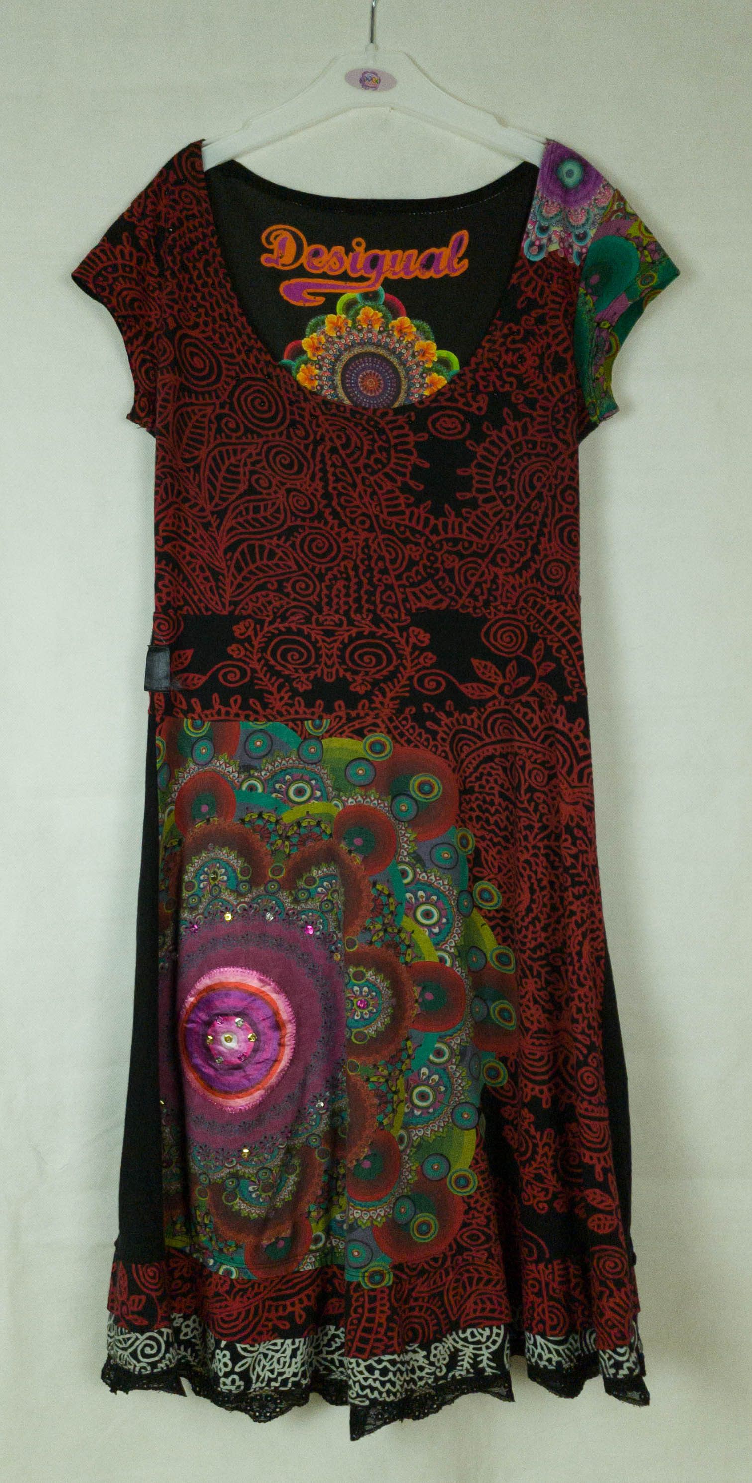 Desigual Desigual womens dress cotton viscose size S Size S / US 4 / IT 40 - 1 Thumbnail