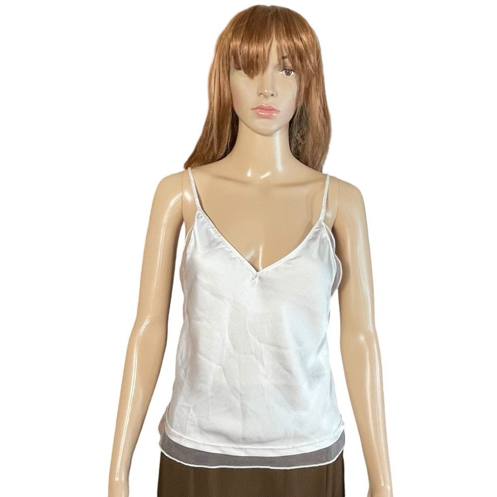 Free People New Free People Ivory Satin Cami Size XS Size XS / US 0-2 / IT 36-38 - 1 Thumbnail