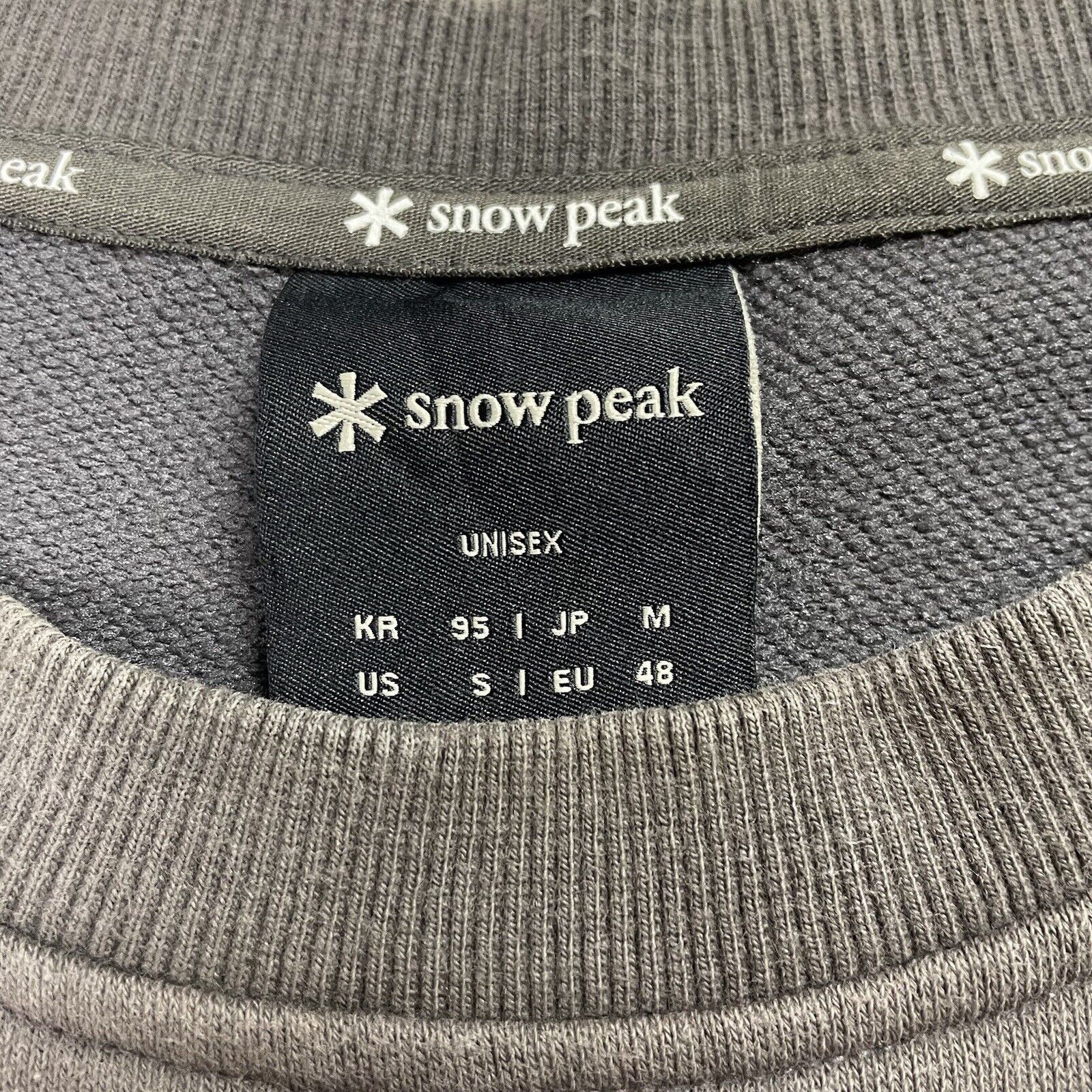 Snow Peak Snow Peak Spell Out Sweatshirt Sweater Jumper Size Small S Size US S / EU 44-46 / 1 - 5 Thumbnail