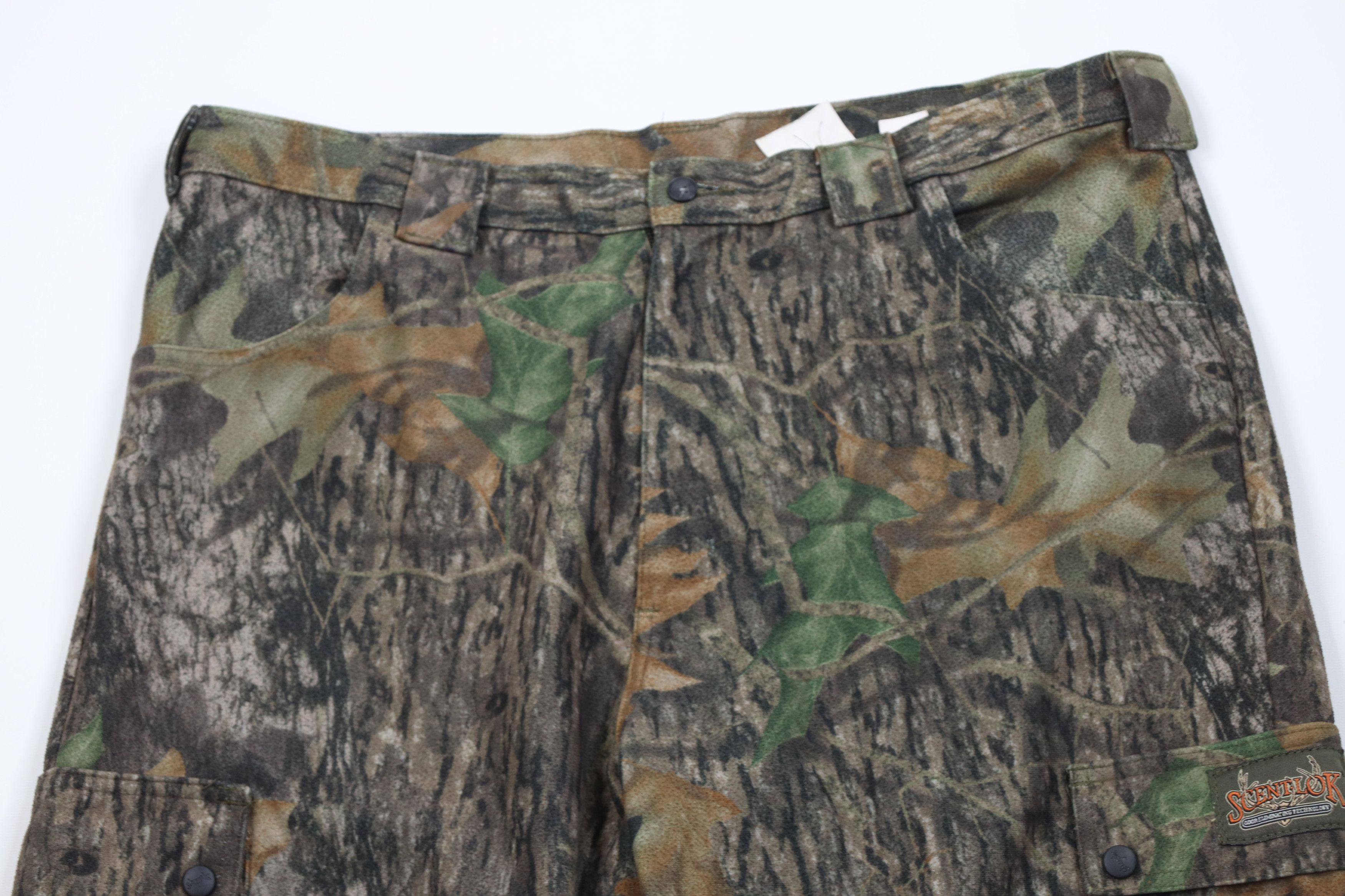 Vintage Vintage Streetwear Chamois Mossy Oak Camouflage Cargo Pants Size US 38 / EU 54 - 2 Thumbnail