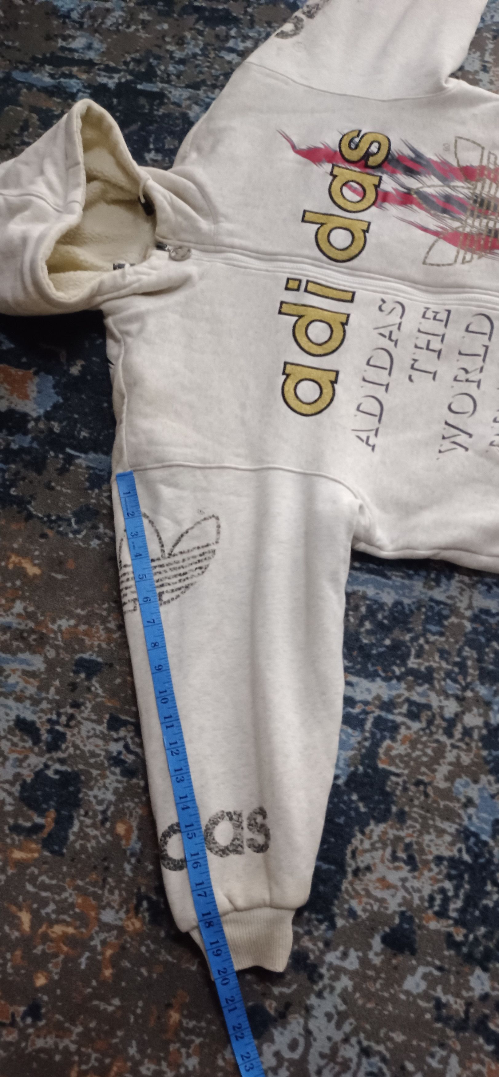 Adidas Vintage 90s🔥 Adidas RUN DMC 3 Stripes Big Logo Size US XL / EU 56 / 4 - 18 Thumbnail