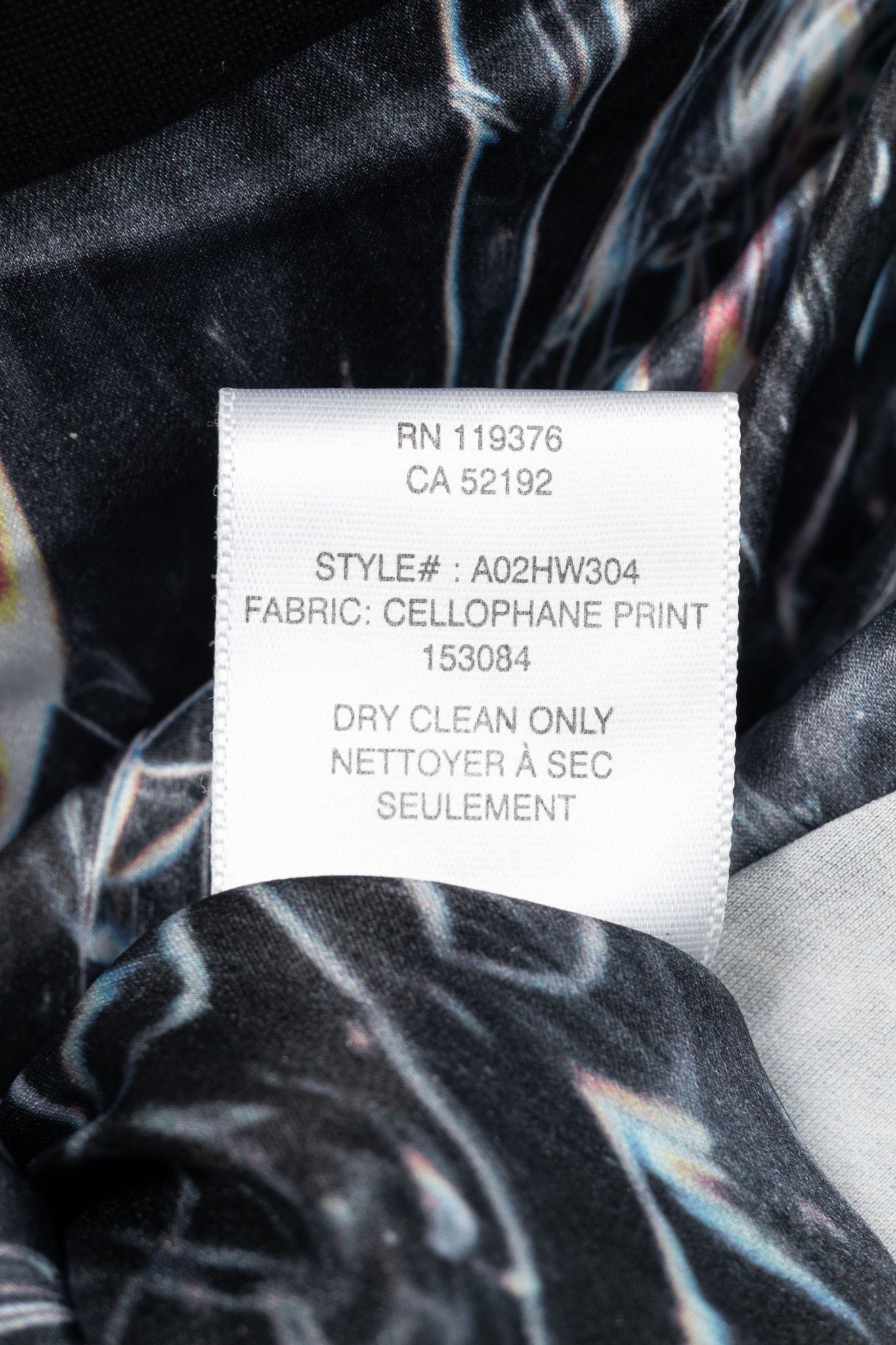 Helmut Lang Helmut Lang Cellophane-Print Stretch-Silk Knee-Length Skirt Size 28" / US 6 / IT 42 - 8 Thumbnail