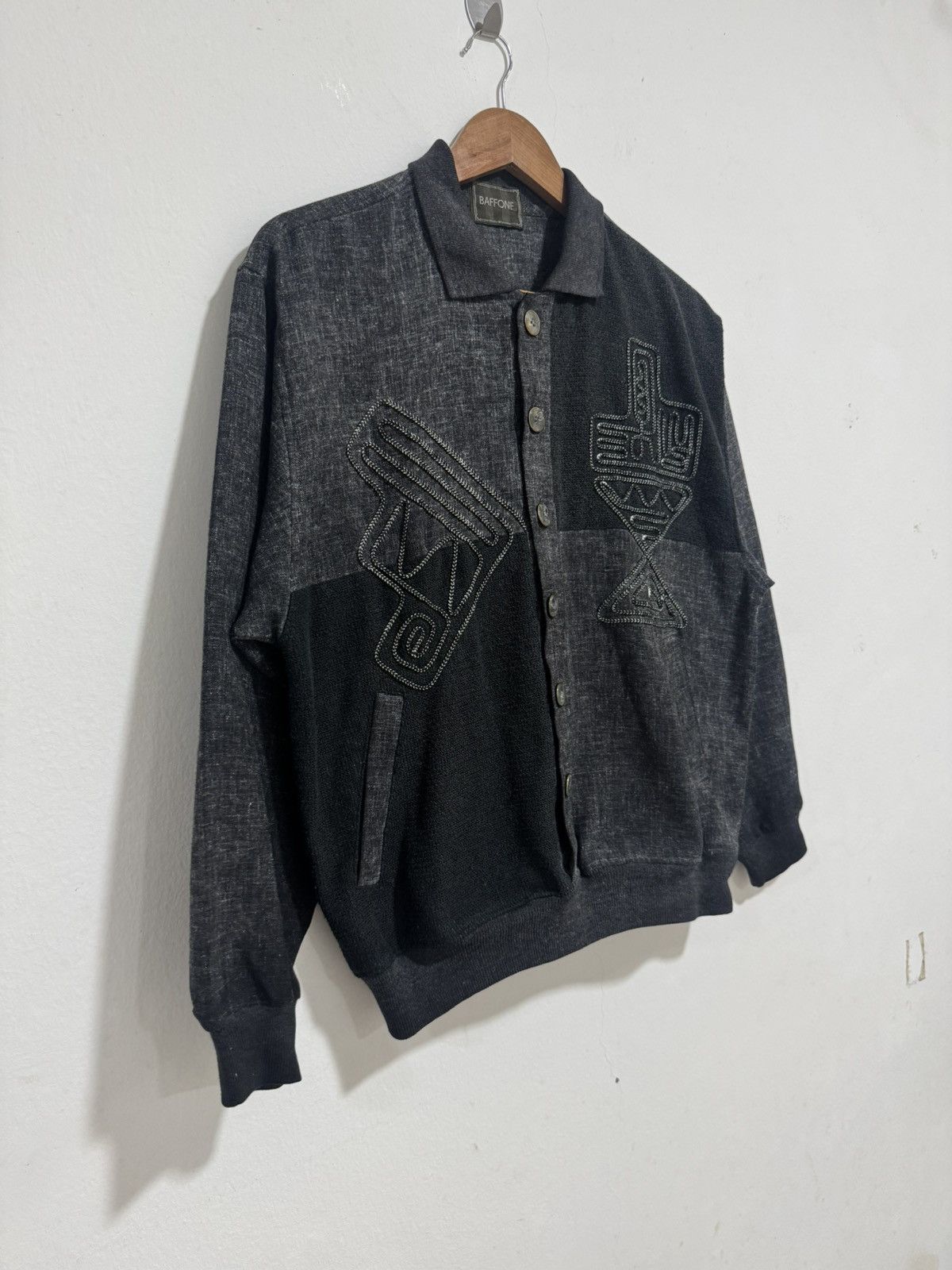 Japanese Brand × Vintage Vintage Baffone Nice Design Button up Jacket Size US M / EU 48-50 / 2 - 2 Thumbnail