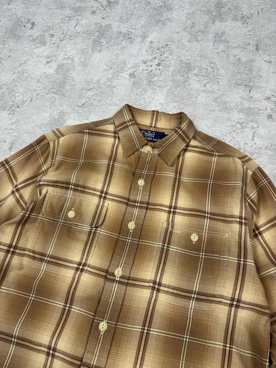 Polo Ralph Lauren Vintage Polo Ralph Lauren Flannel Shirt Button Ups Travis Size US M / EU 48-50 / 2 - 9 Thumbnail