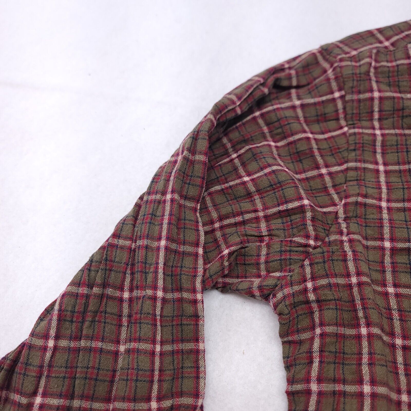 Cremieux Cremieux Classics Tartan Flannel Shirt Men Size XL Brown Red Size US XL / EU 56 / 4 - 4 Thumbnail