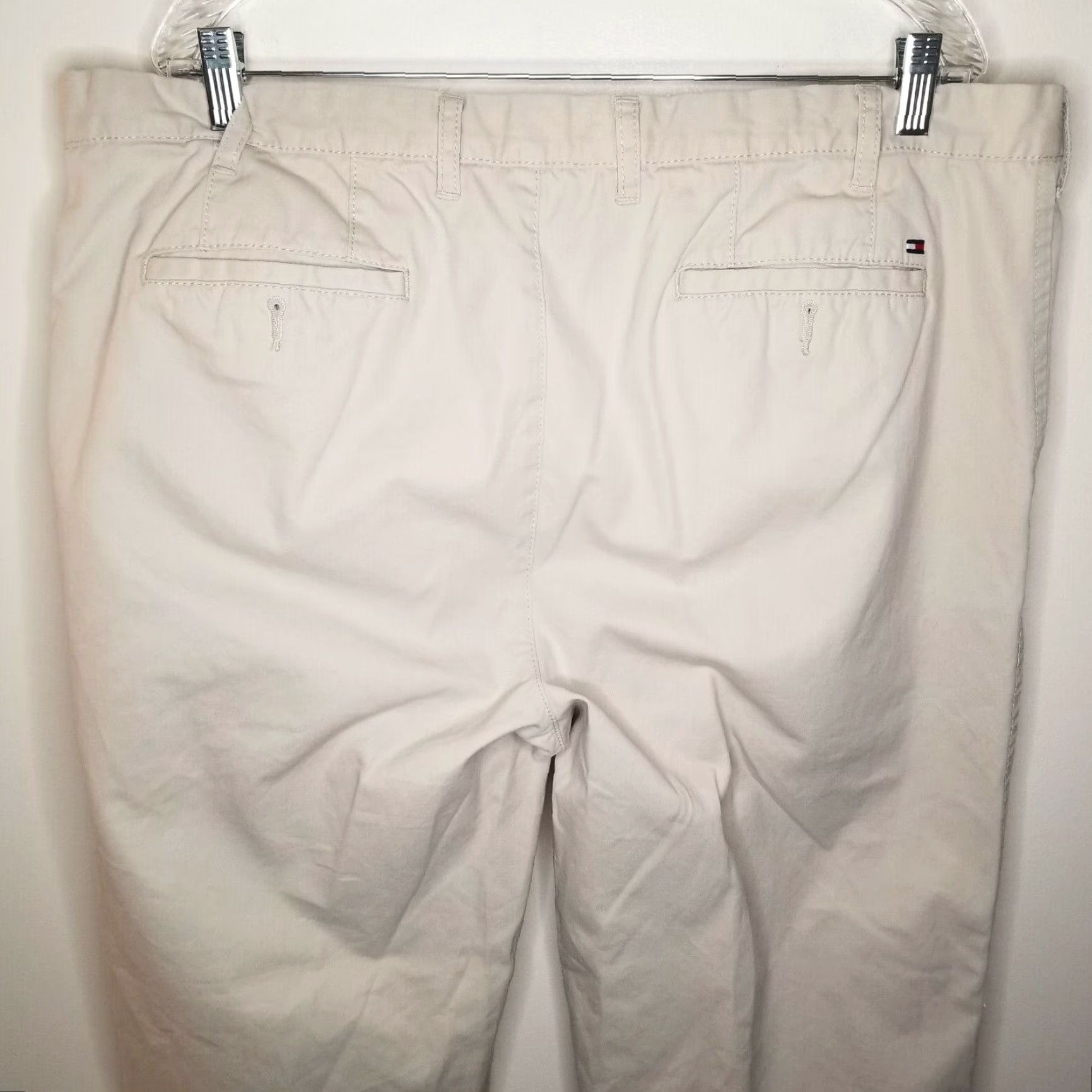Tommy Hilfiger TOMMY HILFIGER Men's Chino Pants Casual Size 40x32 Beige Size US 40 / EU 56 - 6 Thumbnail