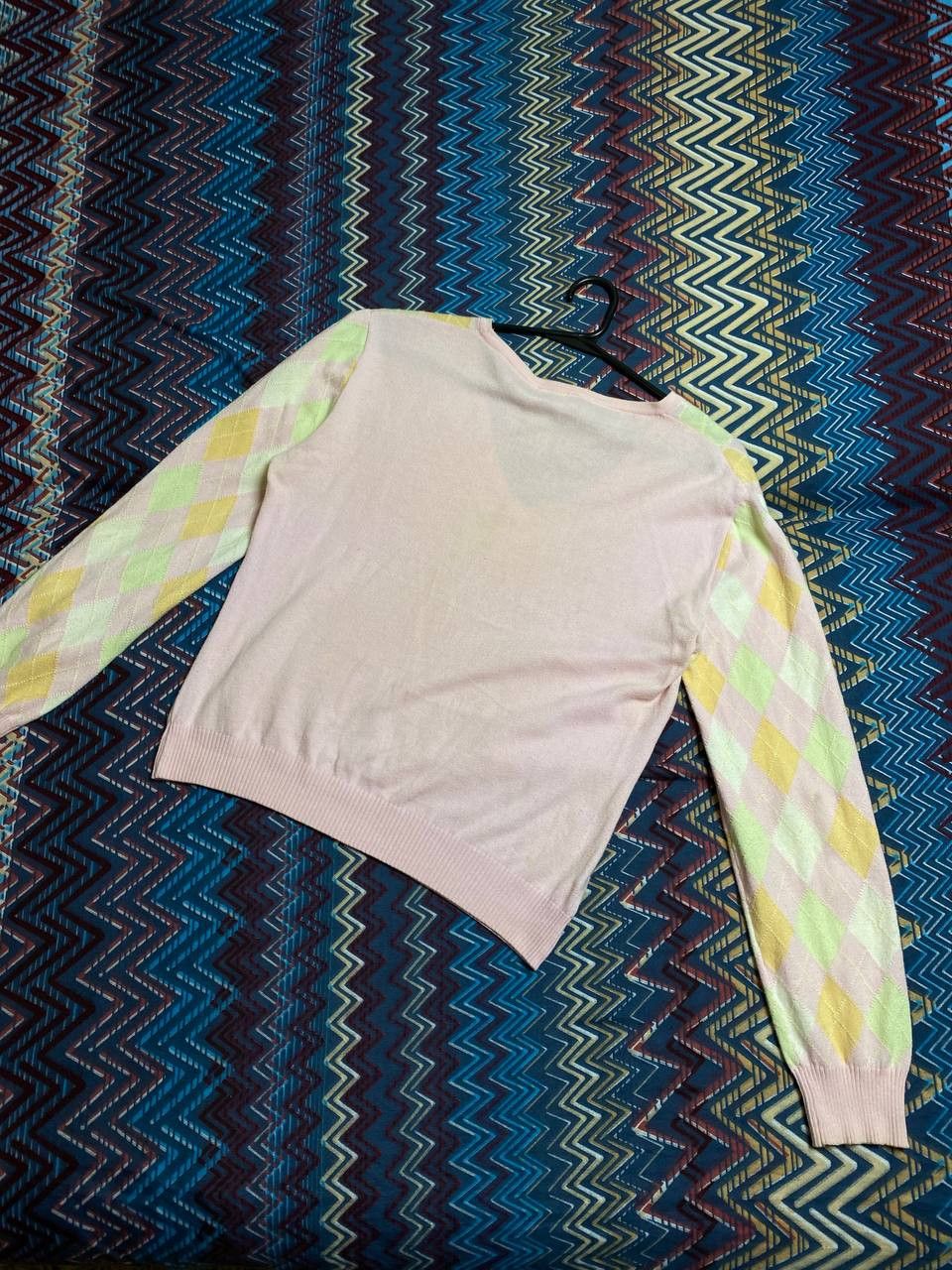 Lacoste Vintage Lacoste V-Neck Cotton Sweater Women’s Size L / US 10 / IT 46 - 12 Thumbnail