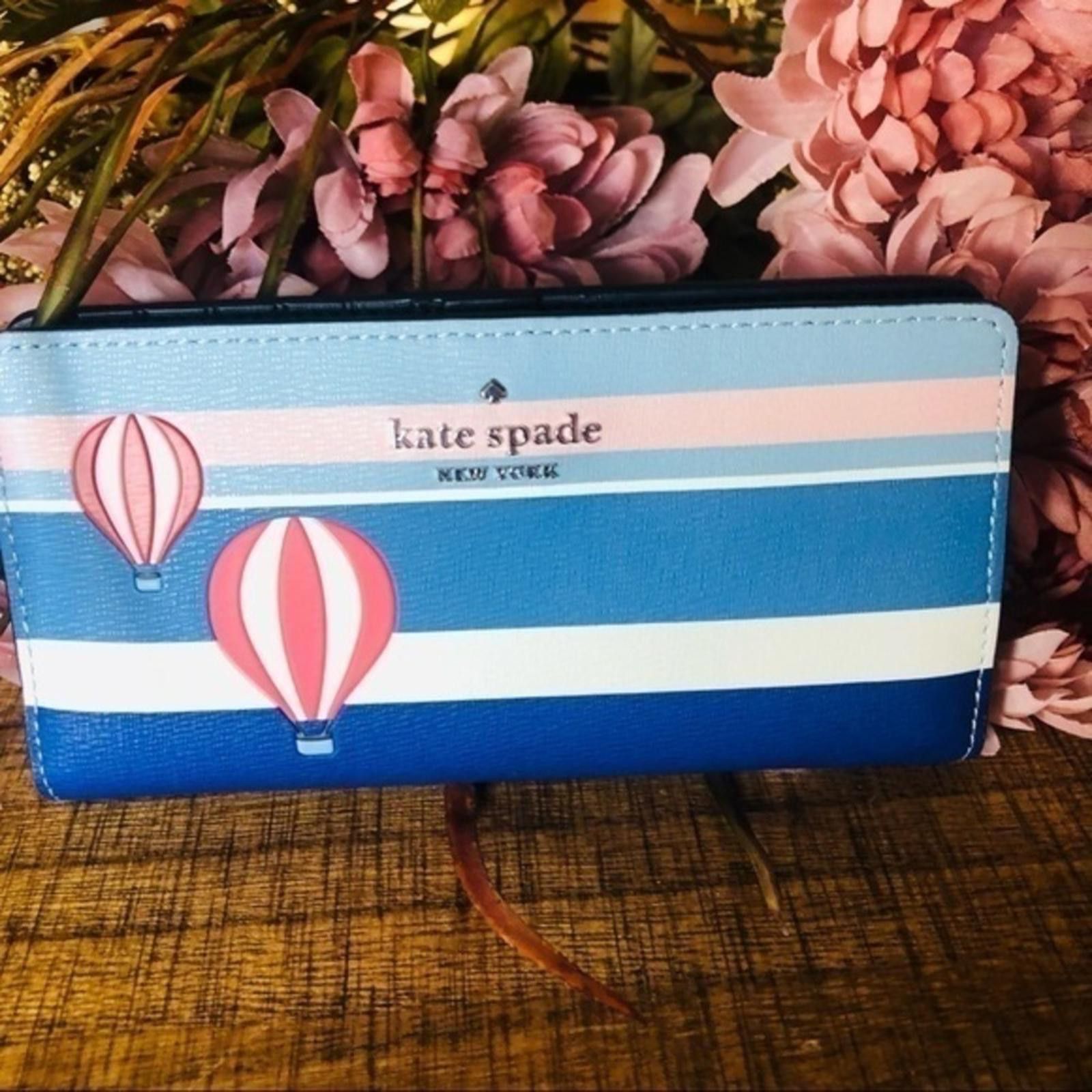 Kate Spade Kate Spade Wallet Blue With Balloons NWT Size ONE SIZE - 1 Thumbnail