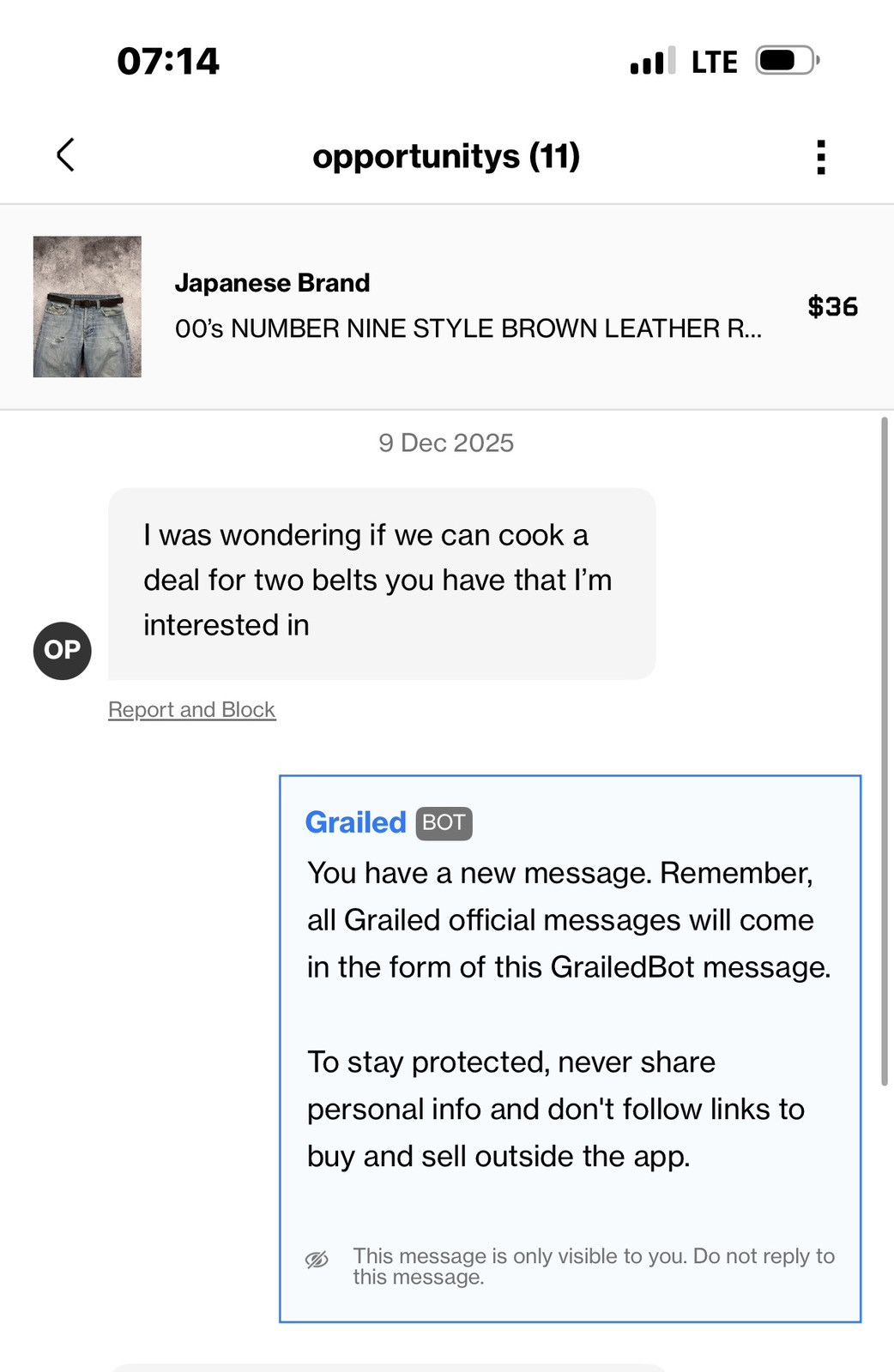 Bundle X2 Japanesse Leather belts