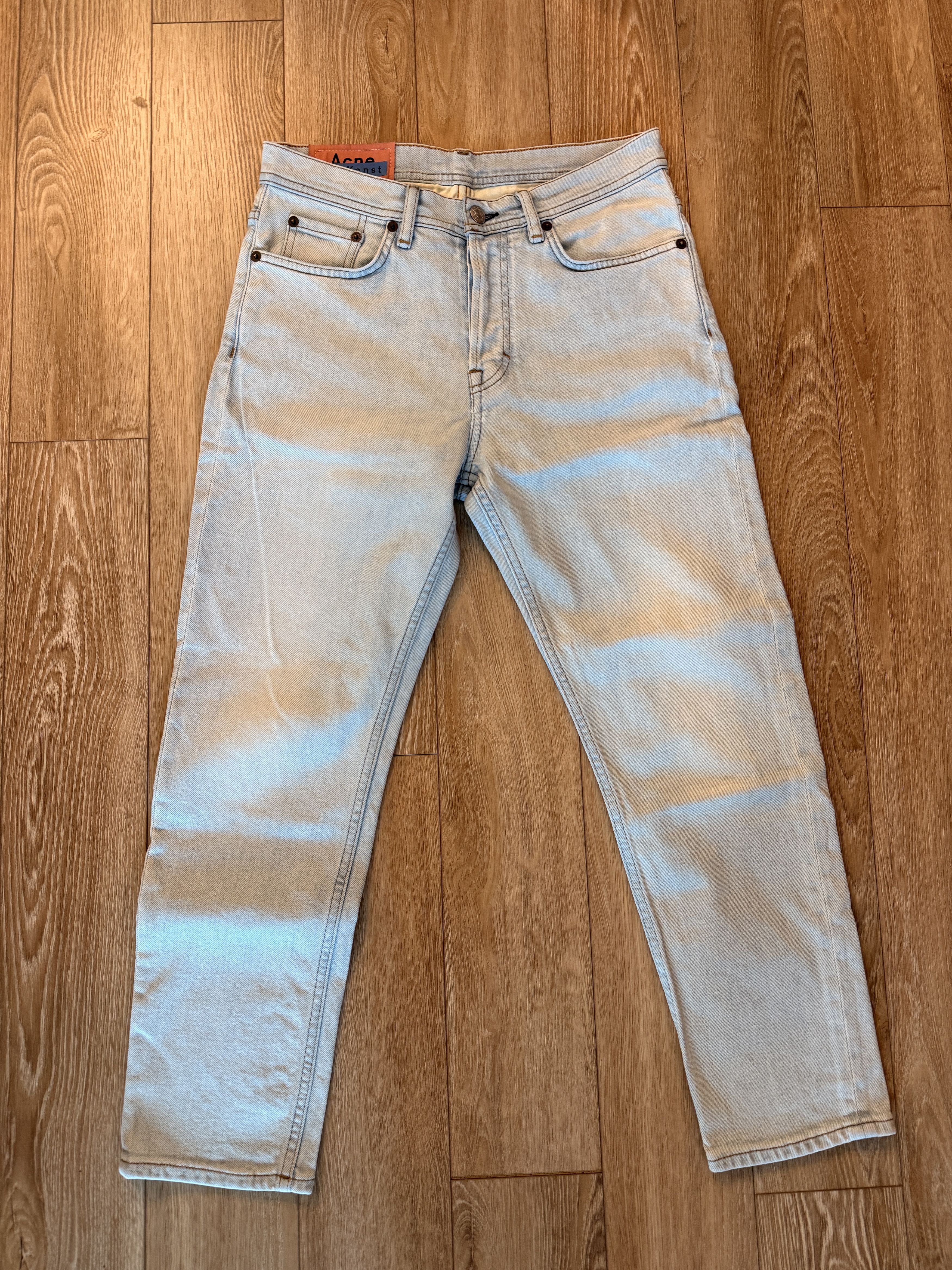 Acne Studios Acne Studios River Jeans in Light Blue (28x30) Size US 28 / EU 44 - 2 Thumbnail