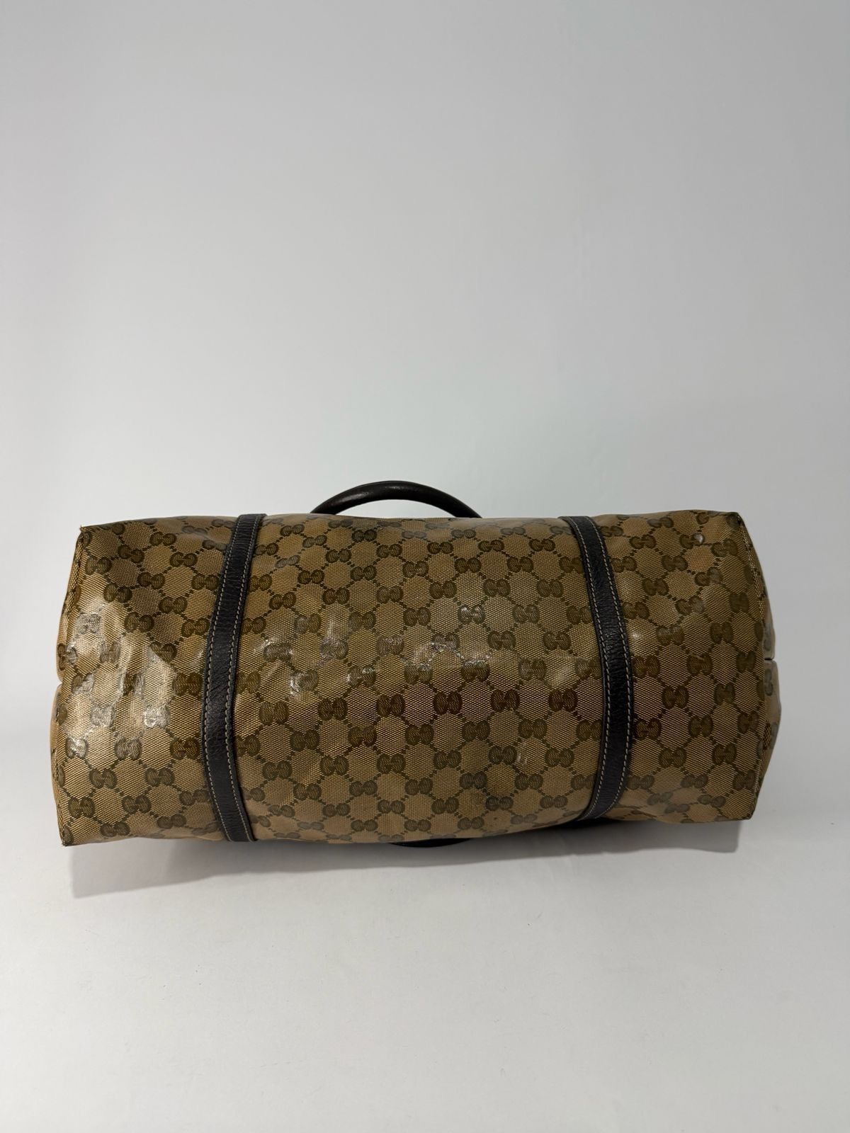 Gucci GUCCI GG Crystal Tote Bag Coated Canvas Outlet Beige Gold Size ONE SIZE - 3 Thumbnail