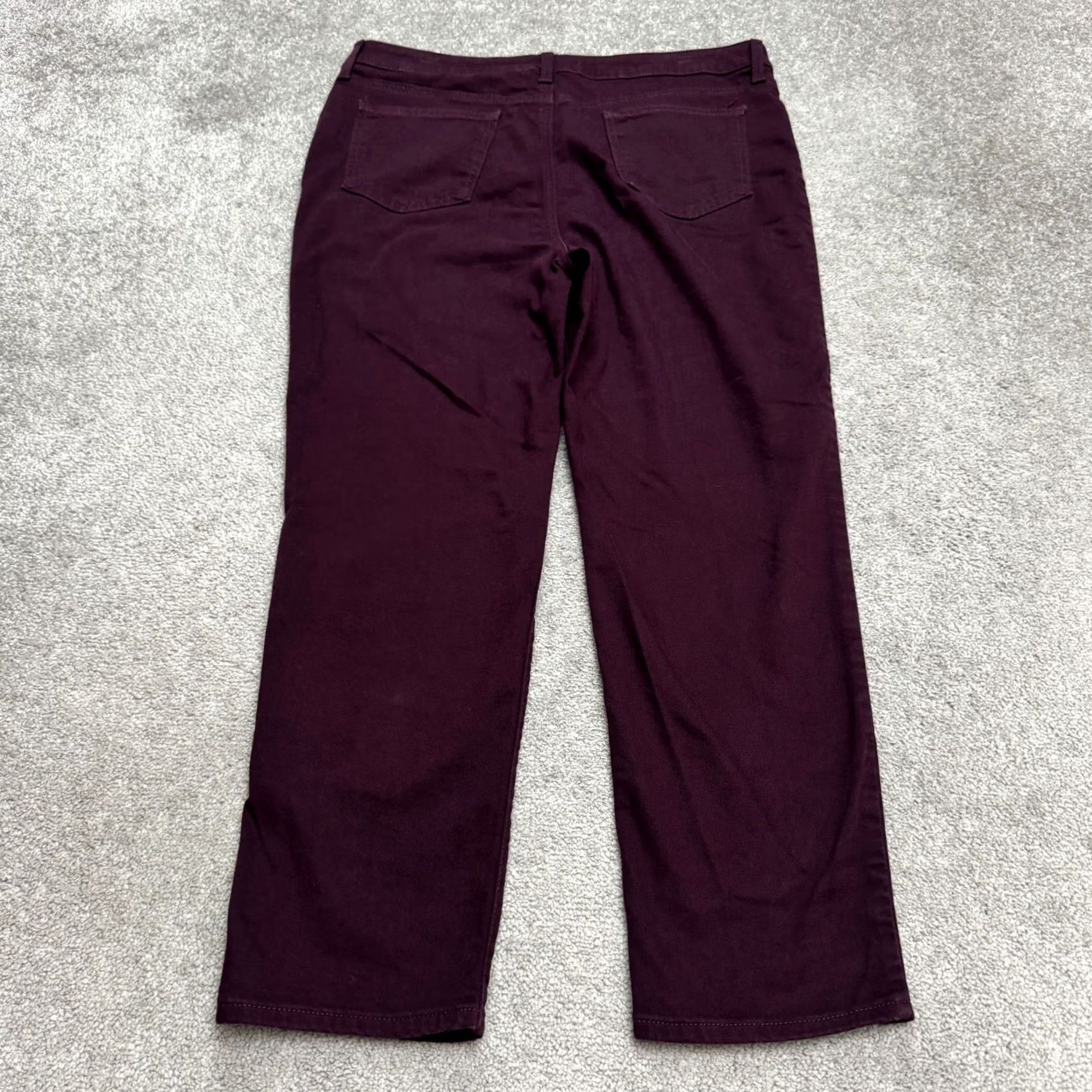 Vintage Chico's So Slimming Girlfriend Slim Leg Ankle Jeans Women 14R Red Size 36" / US 14 / IT 50 - 2 Thumbnail