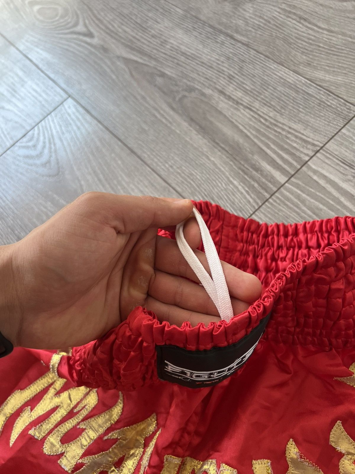 Vintage ‼️Vintage Y2K Muay Thai 🇹🇭 Fighters Archival Boxing Shorts‼️ Size US 36 / EU 52 - 18 Thumbnail